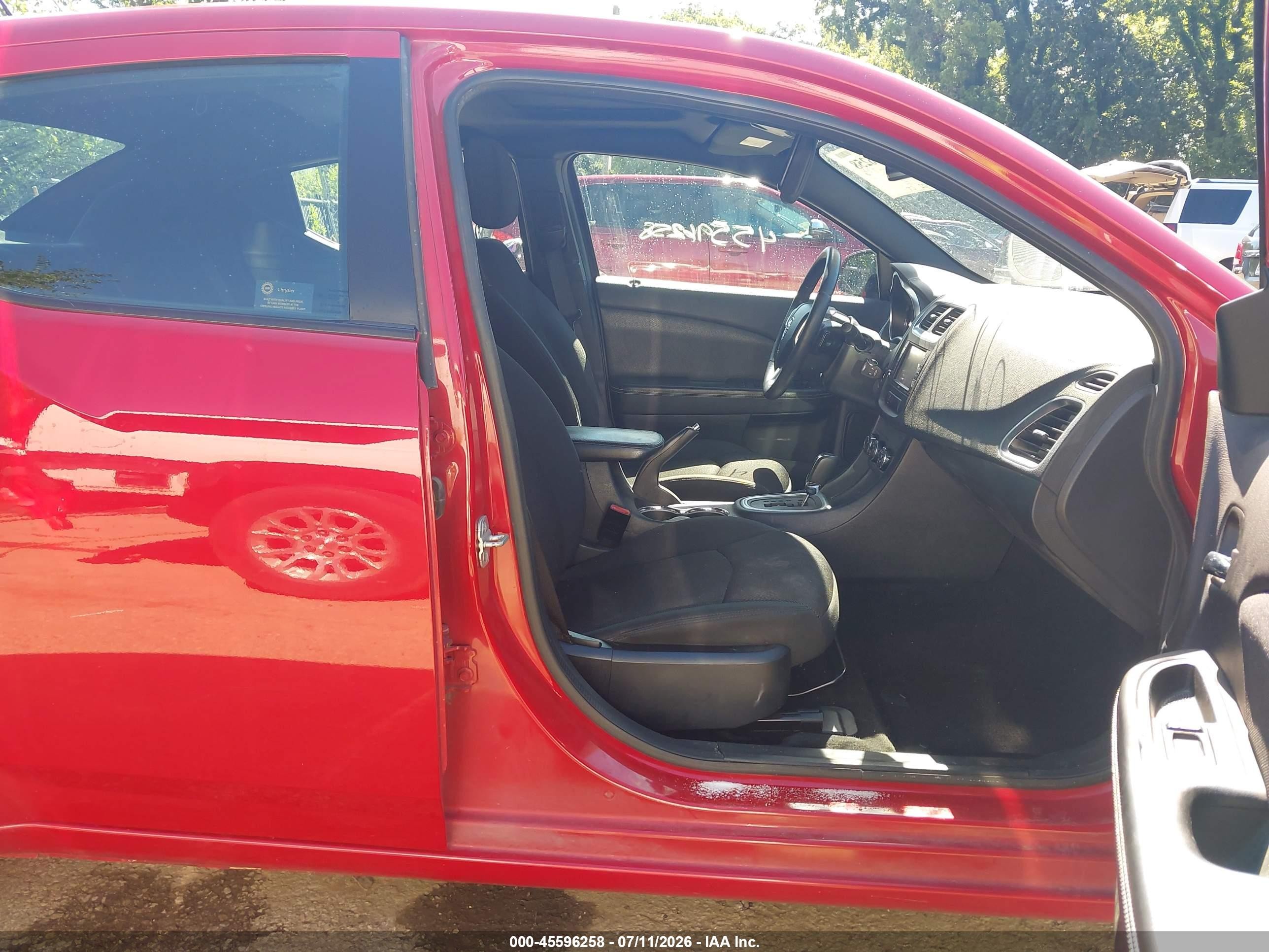 2012 Dodge Avenger Sxt Red vin: 1C3CDZCB6CN311849
