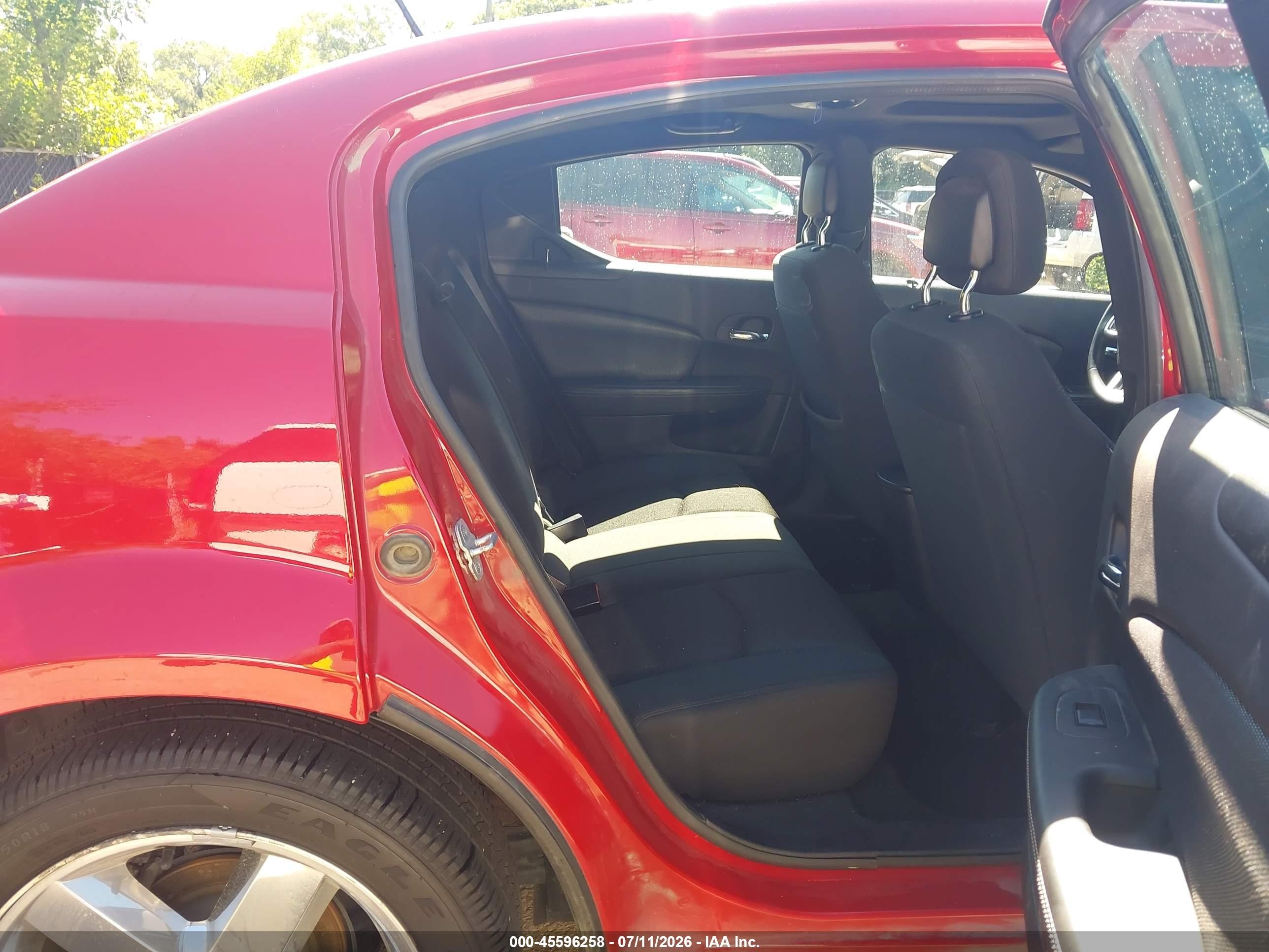2012 Dodge Avenger Sxt Red vin: 1C3CDZCB6CN311849