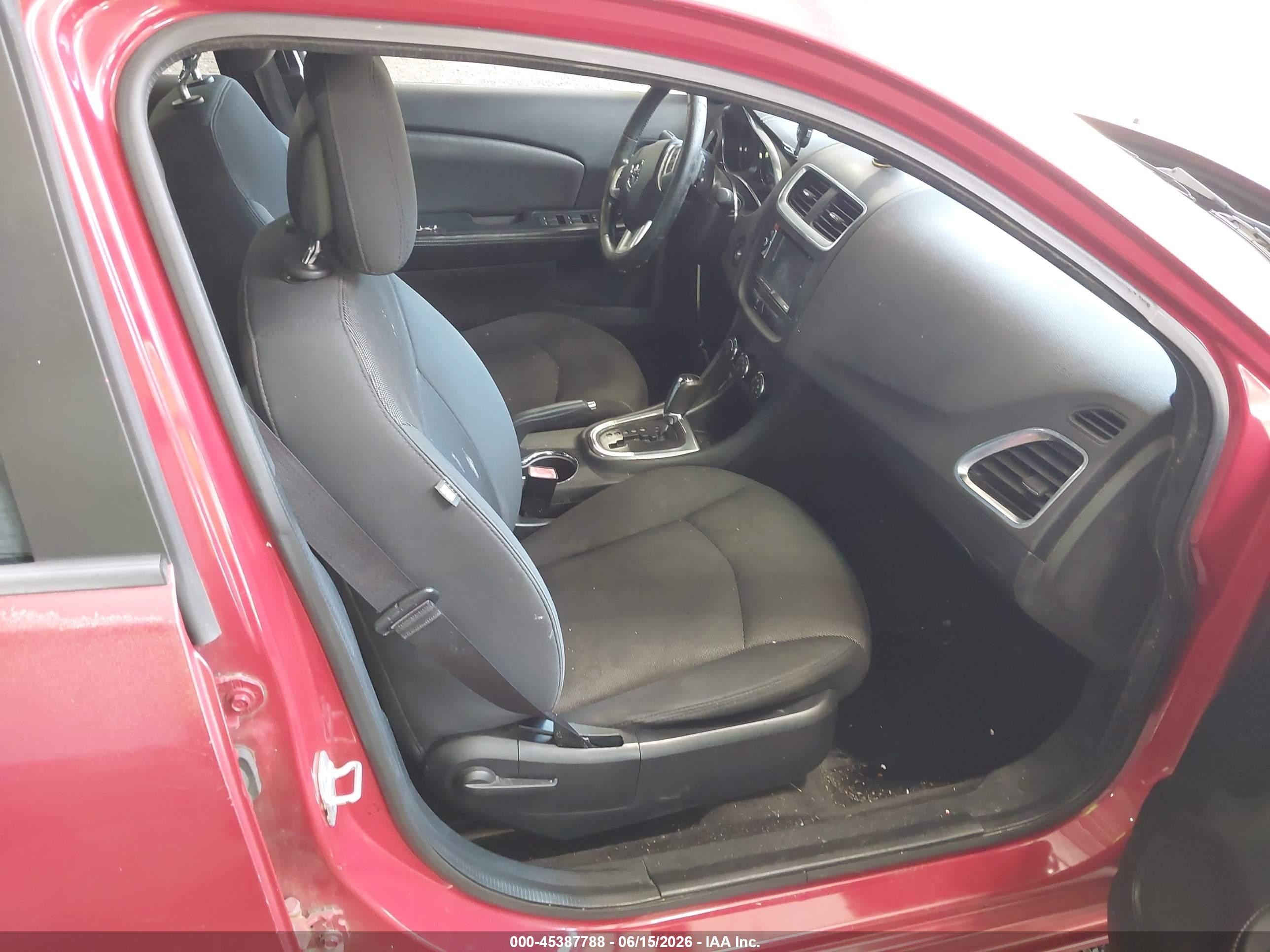 2013 Dodge Avenger Sxt Red vin: 1C3CDZCB6DN682236