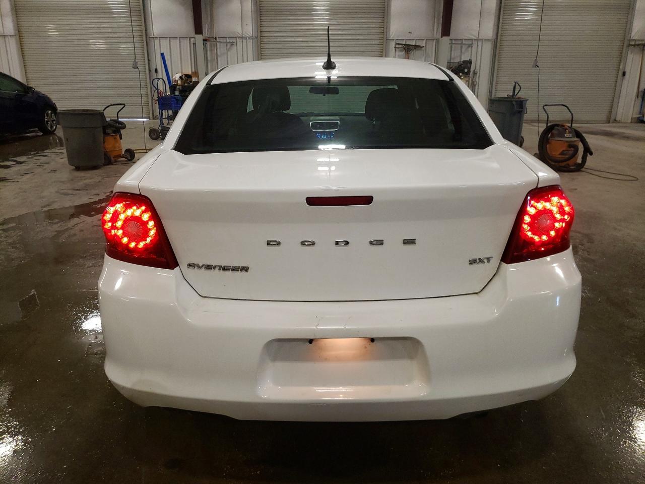 2014 Dodge Avenger Sxt White vin: 1C3CDZCB6EN119236