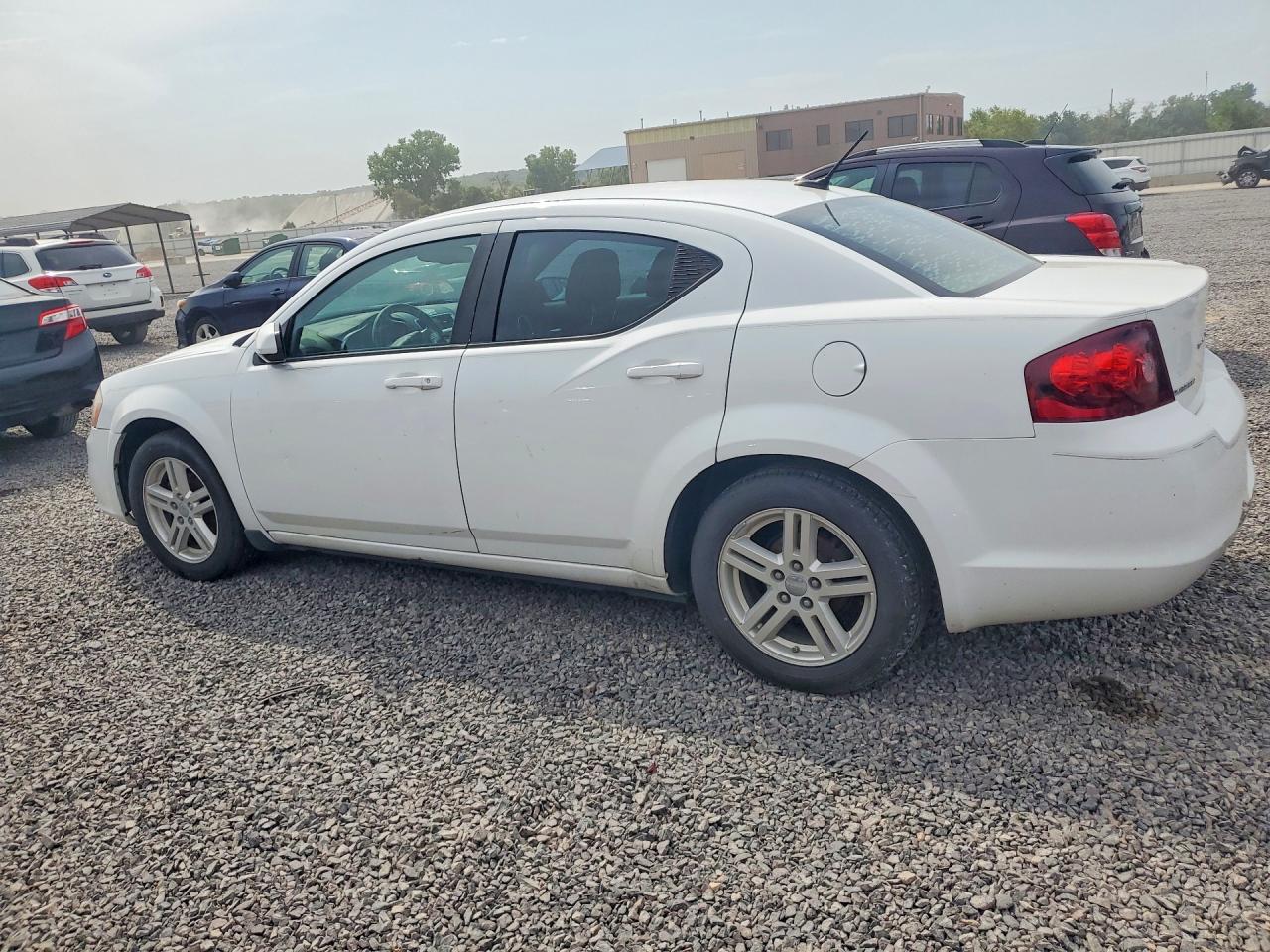2014 Dodge Avenger Sxt White vin: 1C3CDZCB6EN233110