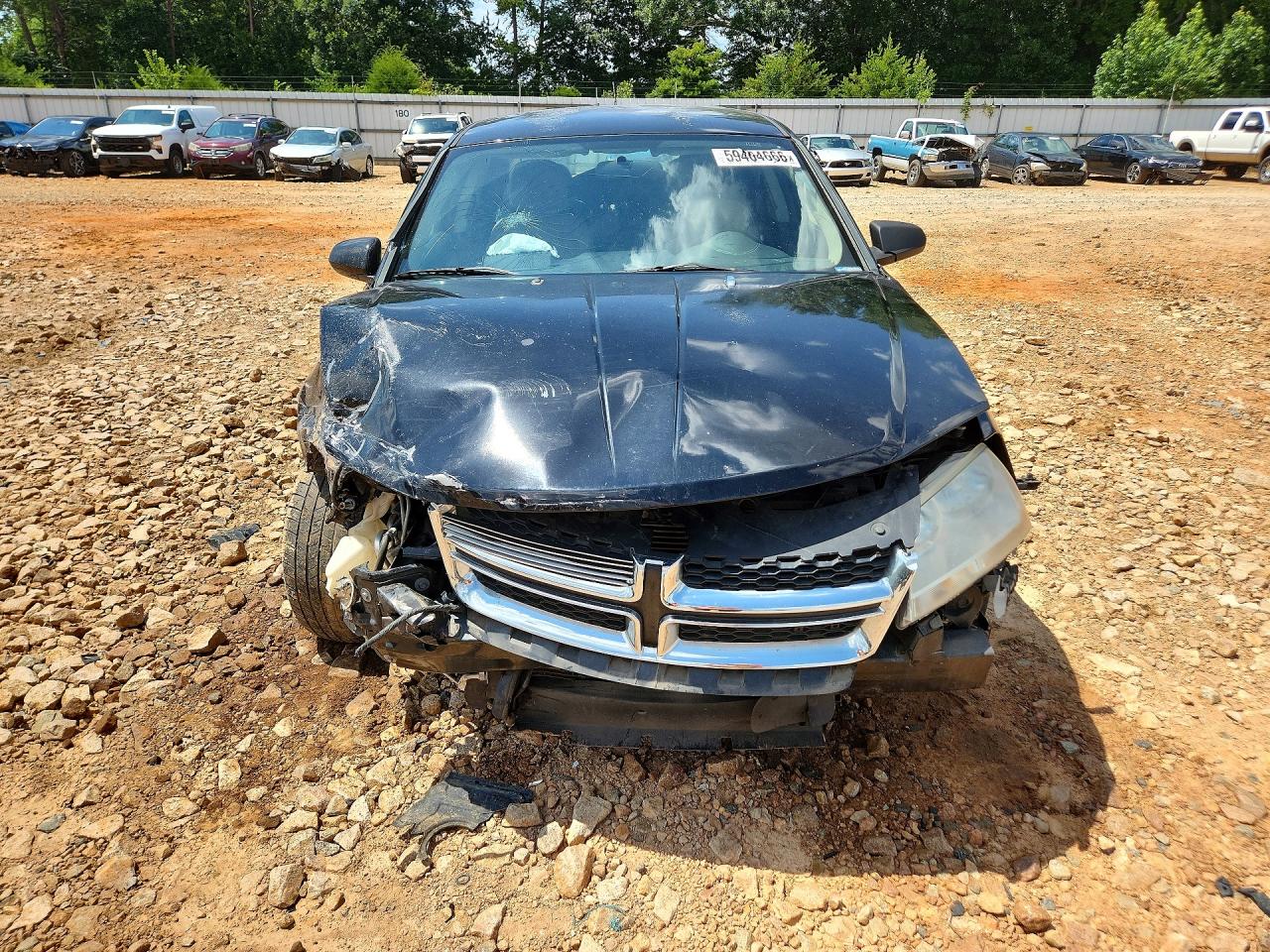 2012 Dodge Avenger Sxt Black vin: 1C3CDZCB7CN157314