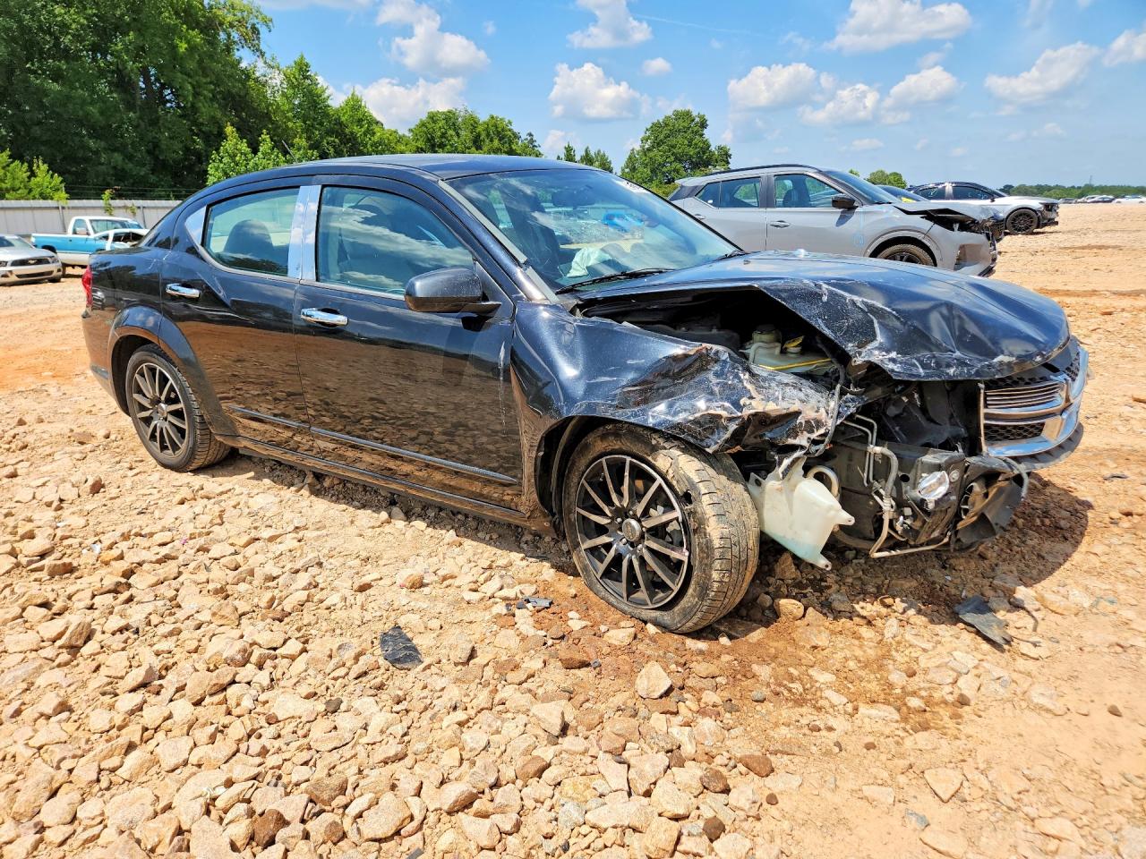 2012 Dodge Avenger Sxt Black vin: 1C3CDZCB7CN157314