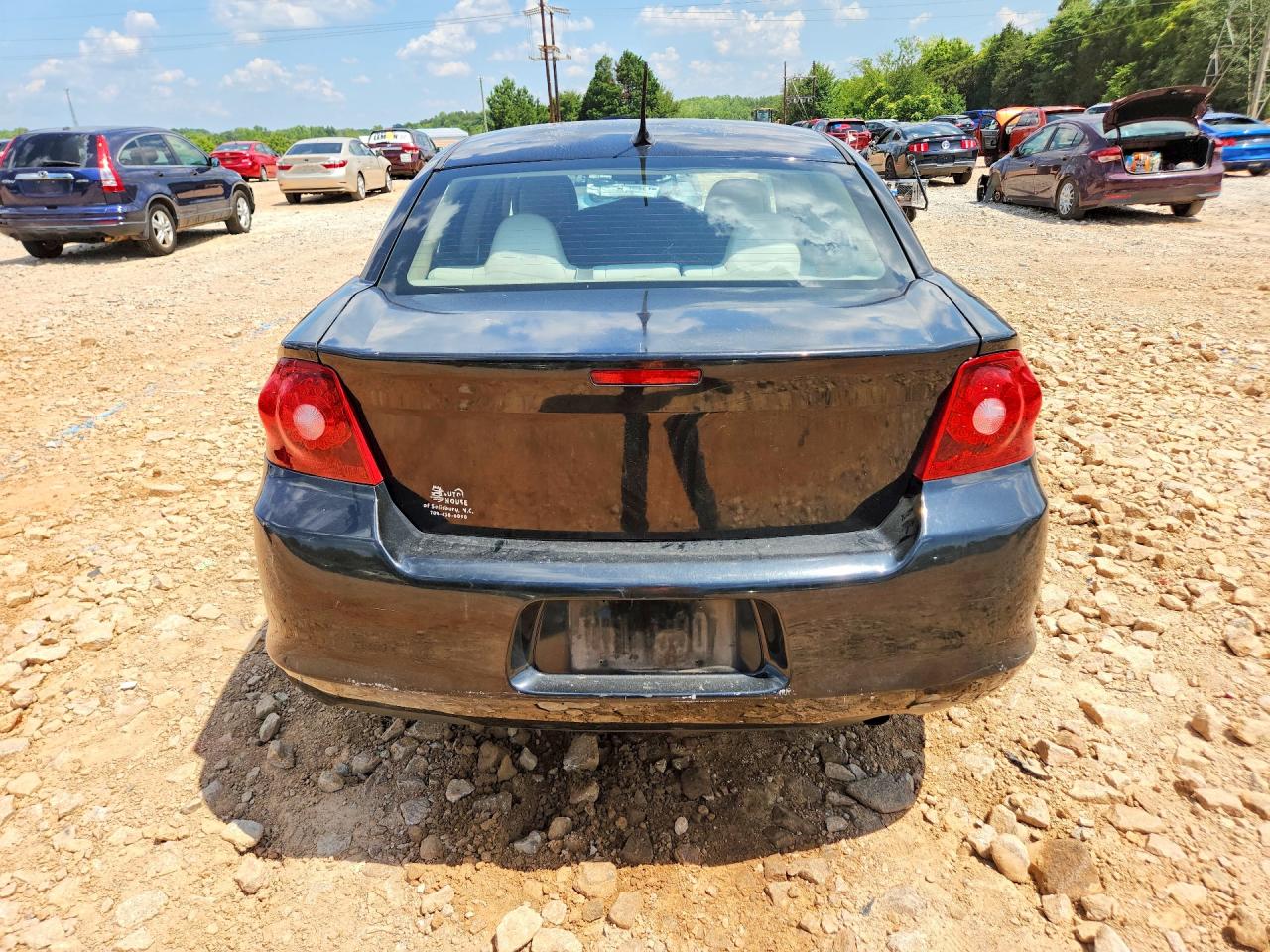 2012 Dodge Avenger Sxt Black vin: 1C3CDZCB7CN157314