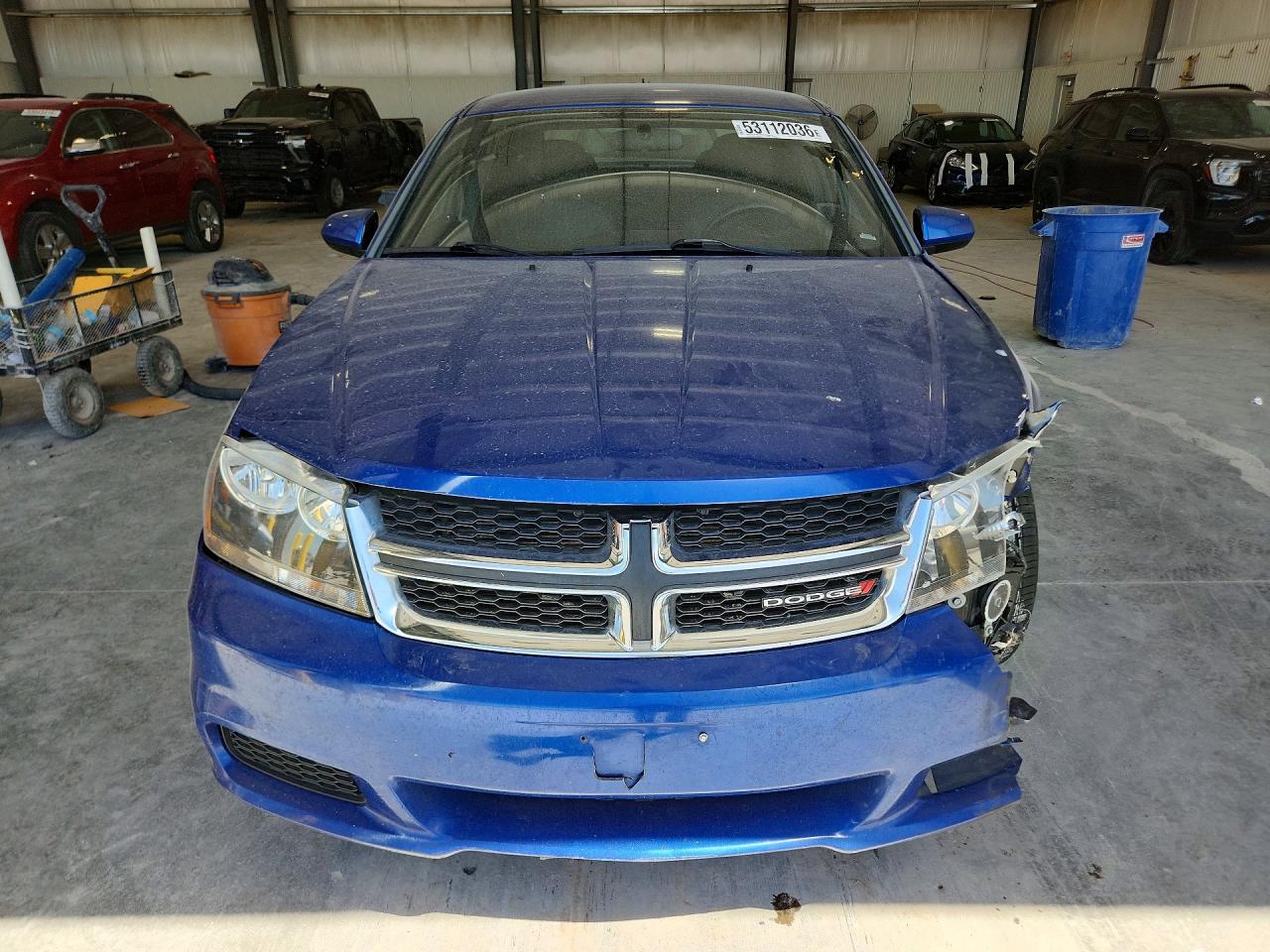 2012 Dodge Avenger Sxt Синий vin: 1C3CDZCB7CN227703