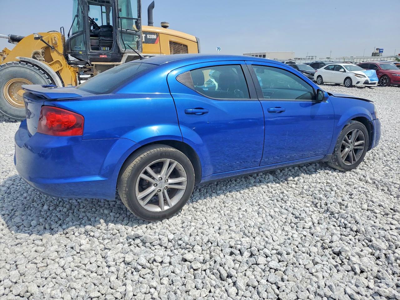 2012 Dodge Avenger Sxt Синий vin: 1C3CDZCB7CN227703