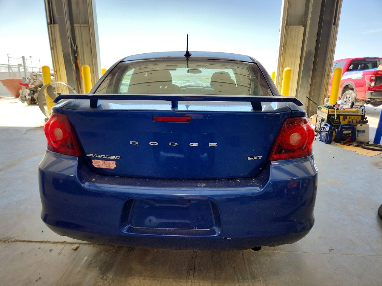 2012 Dodge Avenger Sxt Синий vin: 1C3CDZCB7CN227703