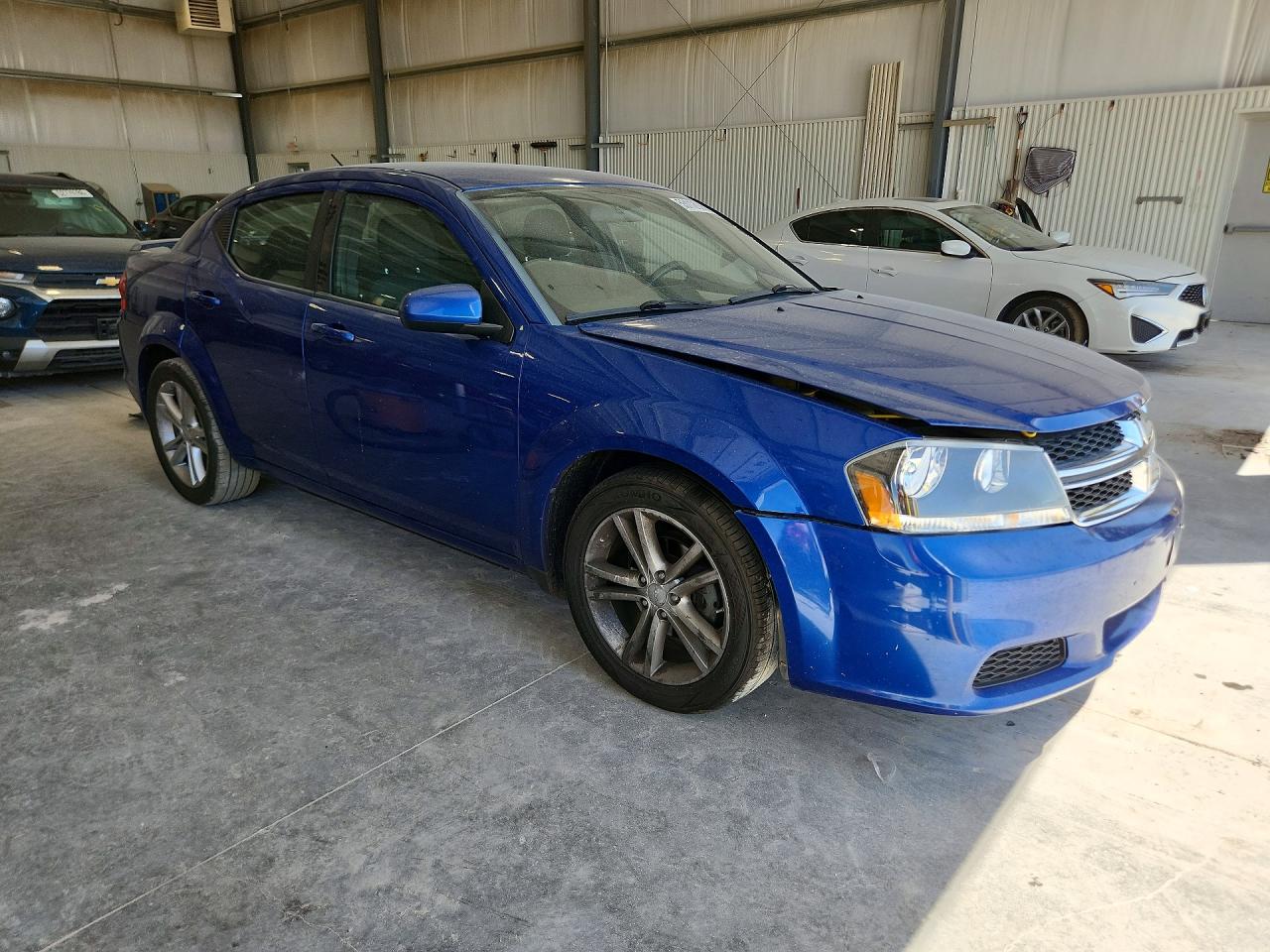 2012 Dodge Avenger Sxt Синий vin: 1C3CDZCB7CN227703