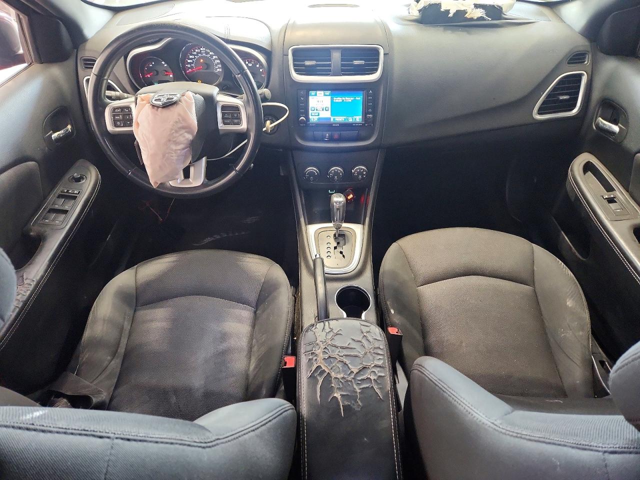 2012 Dodge Avenger Sxt Red vin: 1C3CDZCB7CN312301