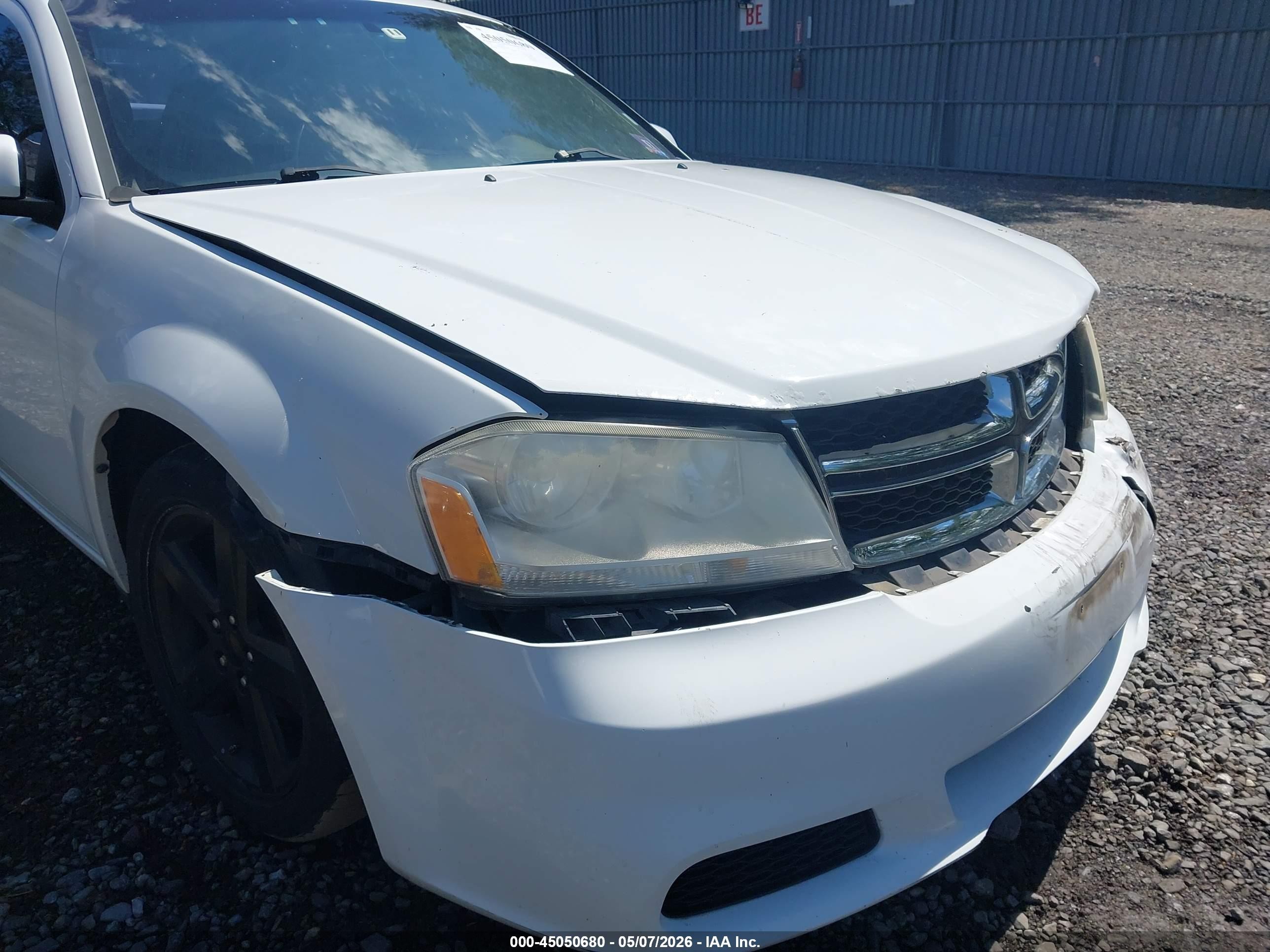 2012 Dodge Avenger Sxt Белый vin: 1C3CDZCB8CN213762
