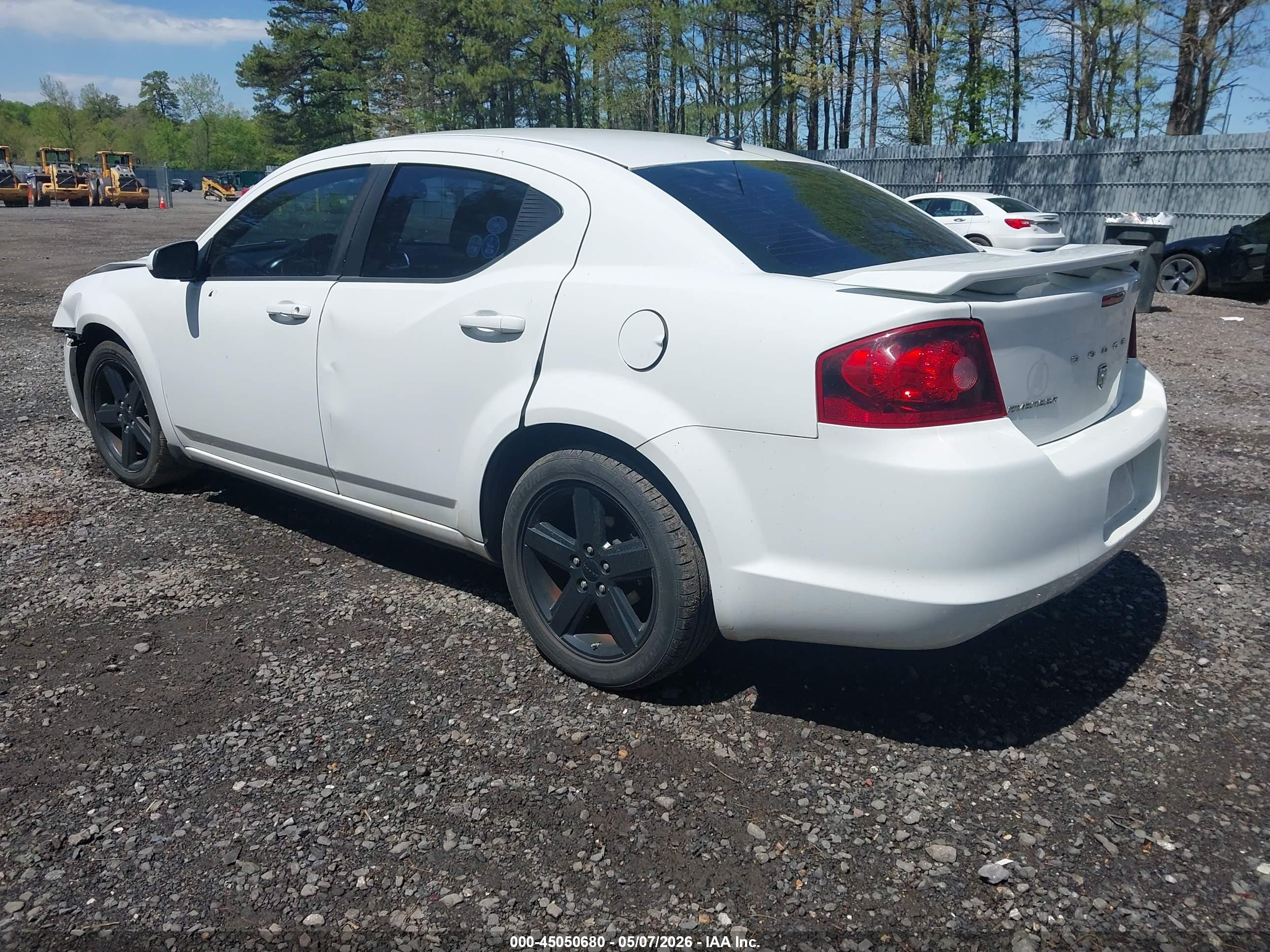 2012 Dodge Avenger Sxt Белый vin: 1C3CDZCB8CN213762