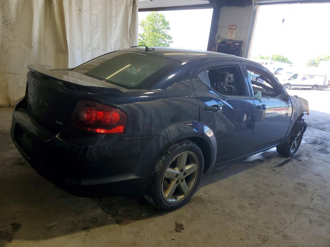 2012 Dodge Avenger Sxt Blue vin: 1C3CDZCB8CN313795