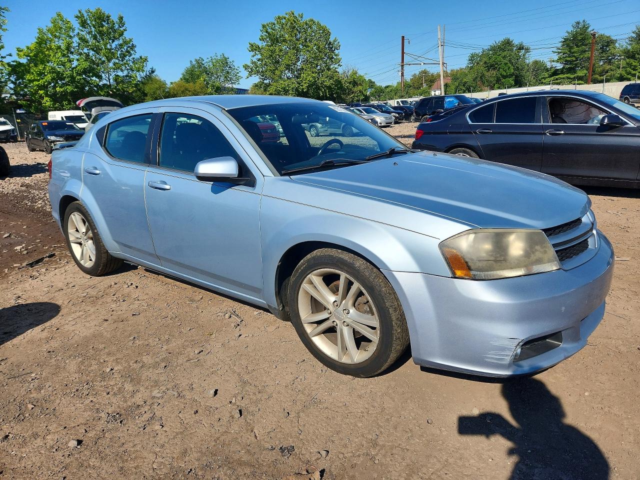 2013 Dodge Avenger Sxt Серебряный vin: 1C3CDZCB8DN548912