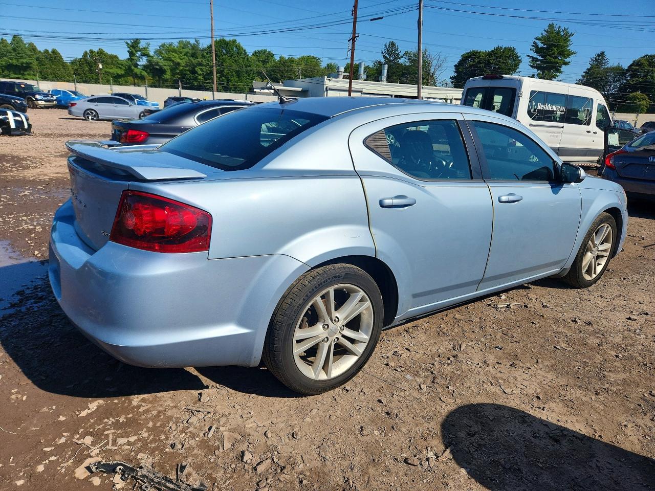 2013 Dodge Avenger Sxt Серебряный vin: 1C3CDZCB8DN548912