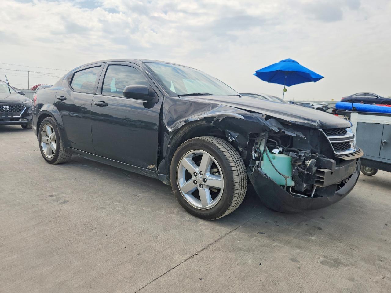 2013 Dodge Avenger Sxt Black vin: 1C3CDZCB8DN596698