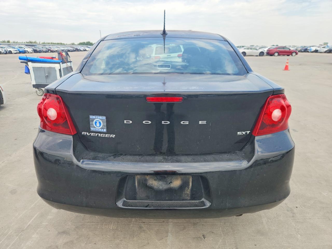 2013 Dodge Avenger Sxt Black vin: 1C3CDZCB8DN596698