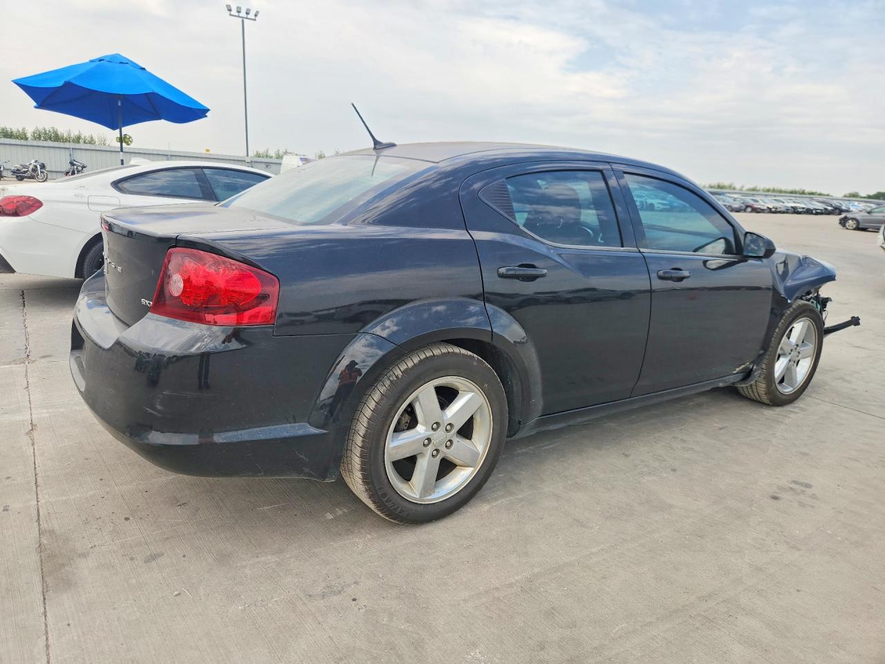 2013 Dodge Avenger Sxt Black vin: 1C3CDZCB8DN596698