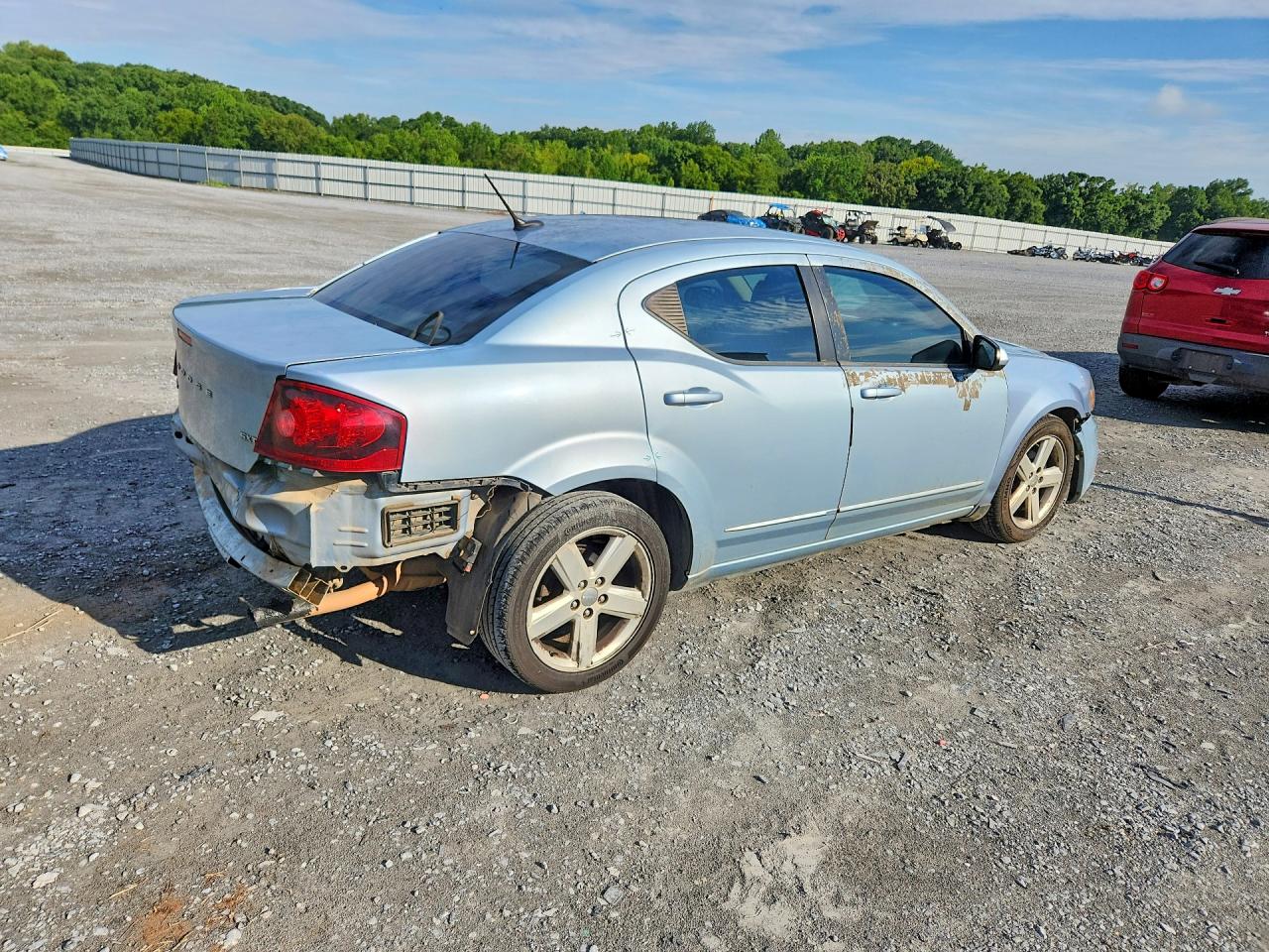 2013 Dodge Avenger Sxt Blue vin: 1C3CDZCB8DN608672