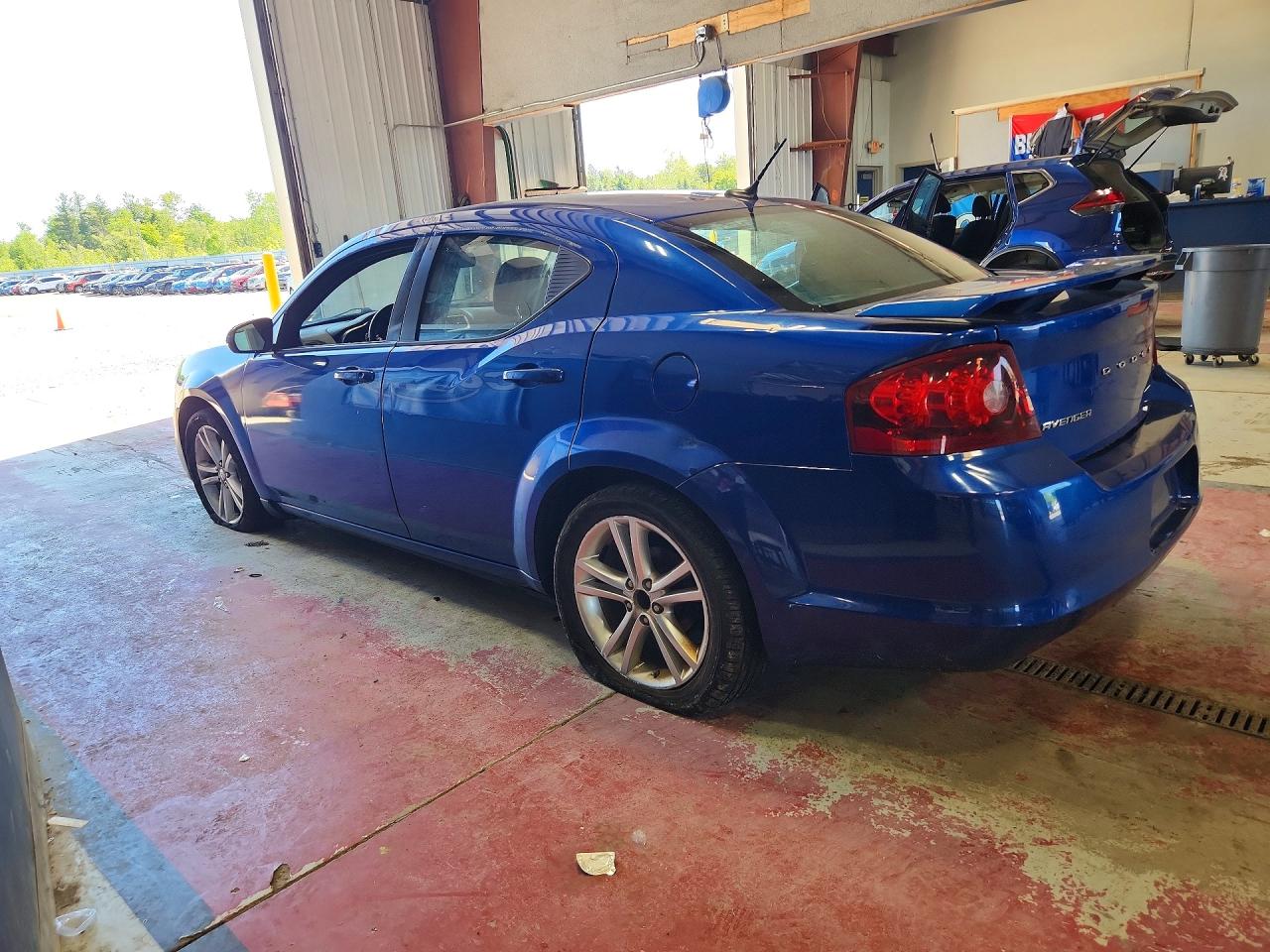 2013 Dodge Avenger Sxt Blue vin: 1C3CDZCB8DN623124