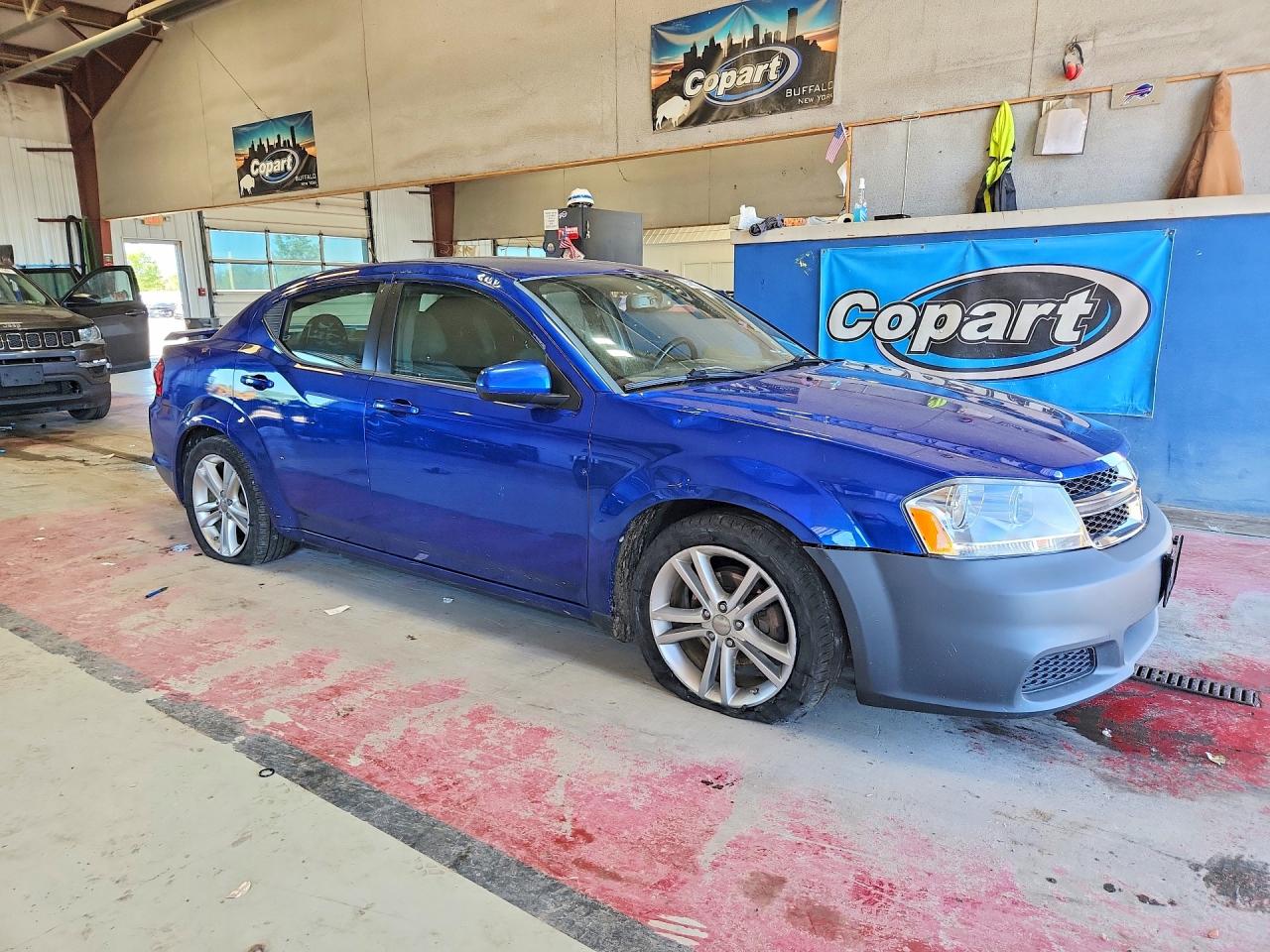 2013 Dodge Avenger Sxt Blue vin: 1C3CDZCB8DN623124