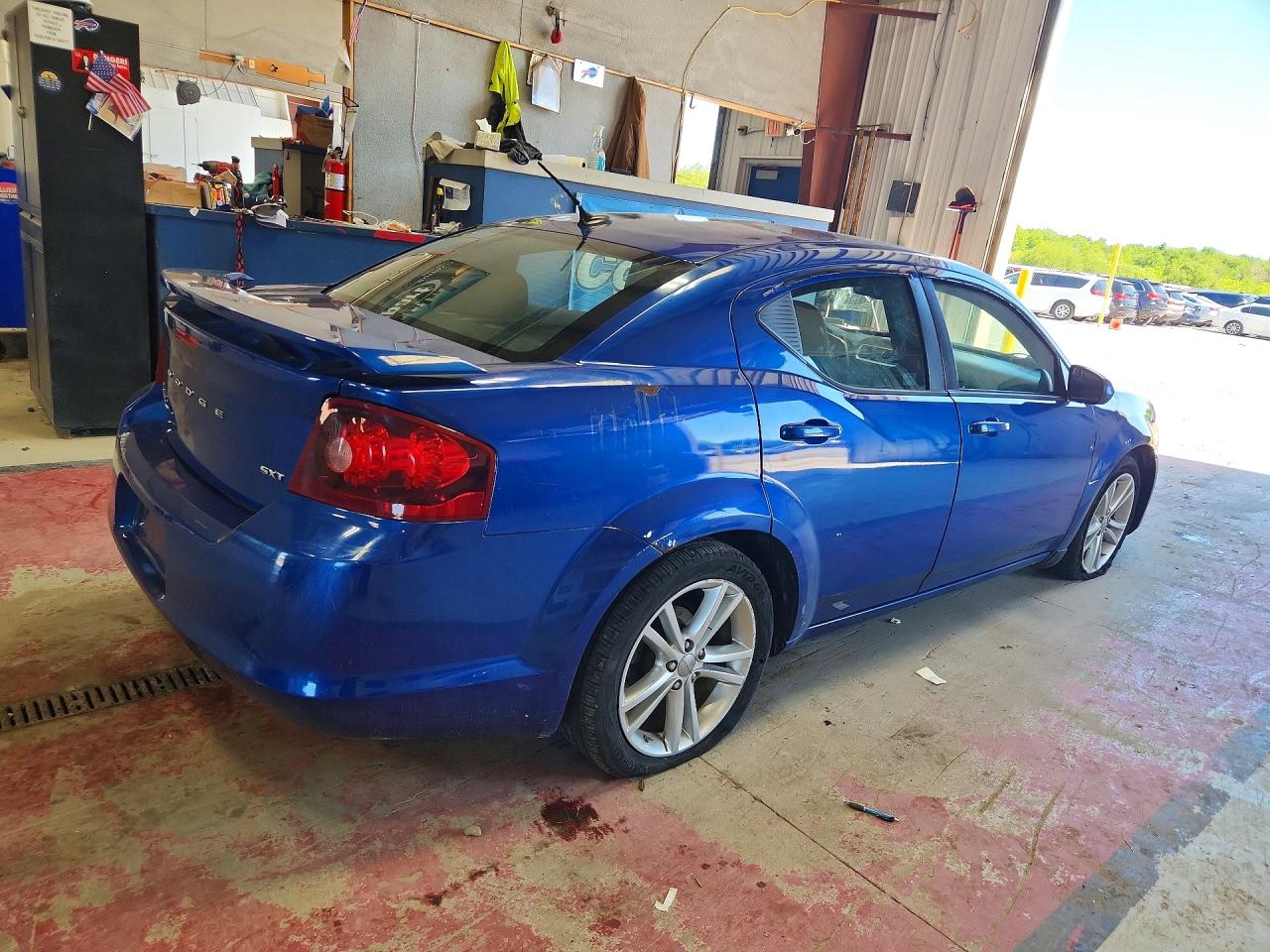 2013 Dodge Avenger Sxt Blue vin: 1C3CDZCB8DN623124