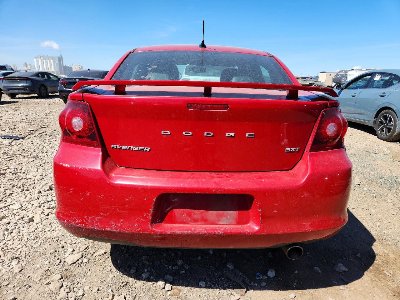 2013 Dodge Avenger Sxt Red vin: 1C3CDZCB8DN630493