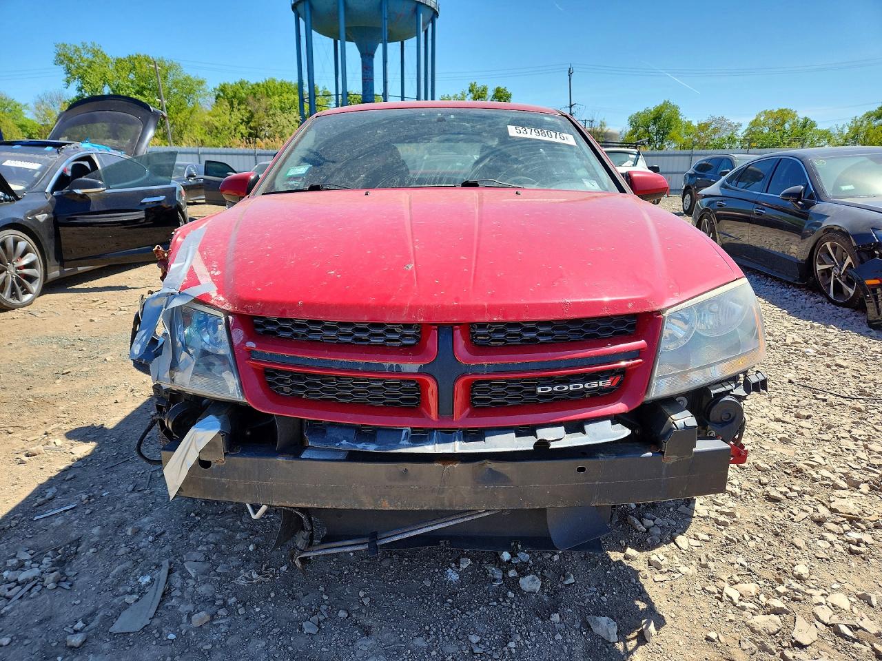 2013 Dodge Avenger Sxt Red vin: 1C3CDZCB8DN630493