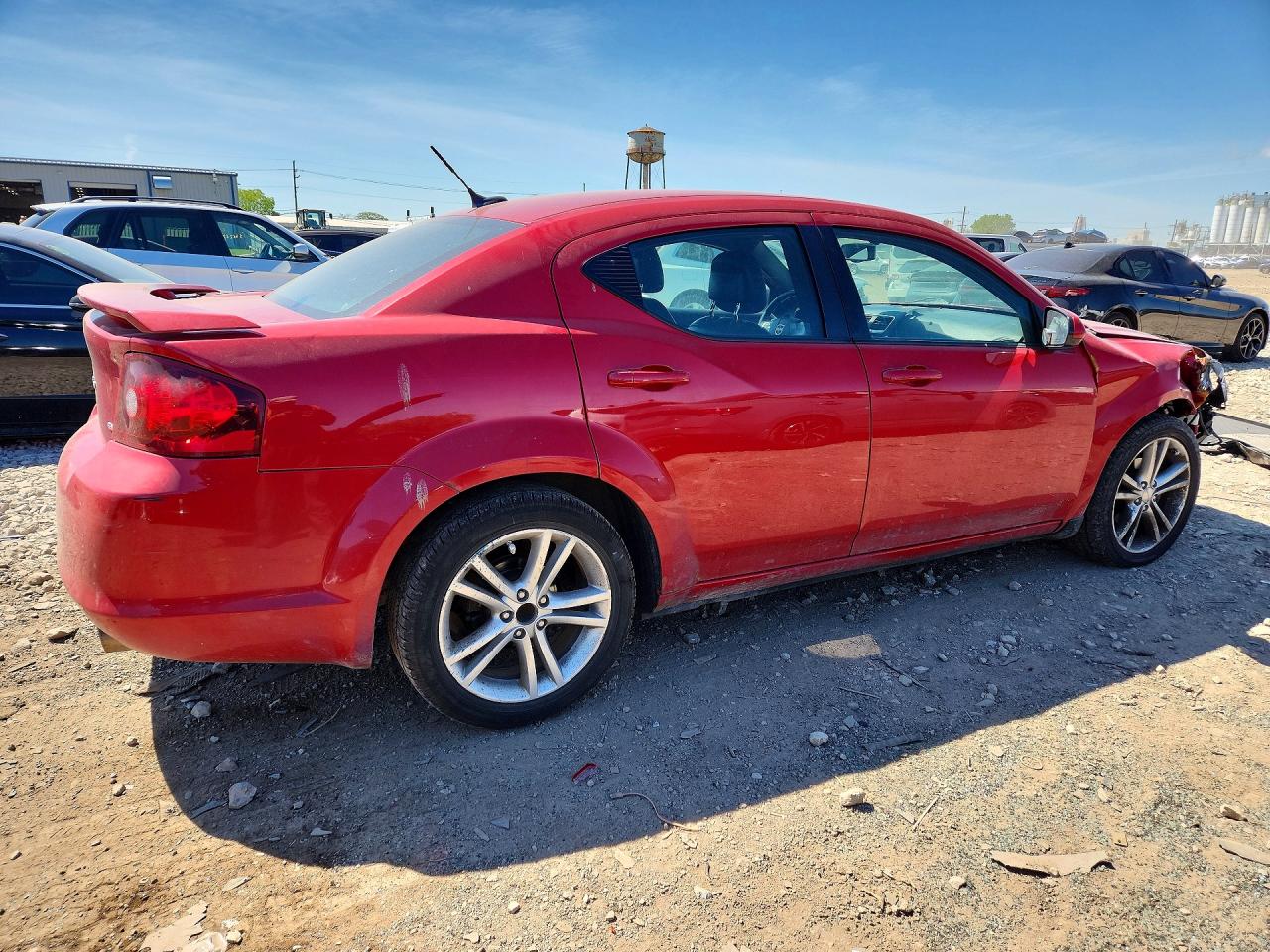 2013 Dodge Avenger Sxt Red vin: 1C3CDZCB8DN630493