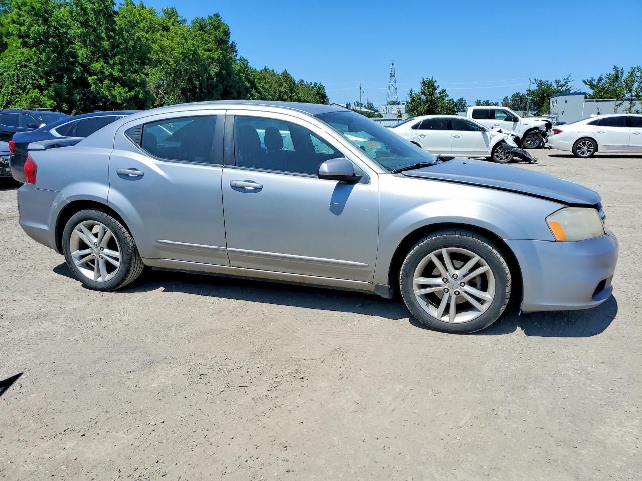 2013 Dodge Avenger Sxt Gray vin: 1C3CDZCB8DN758846
