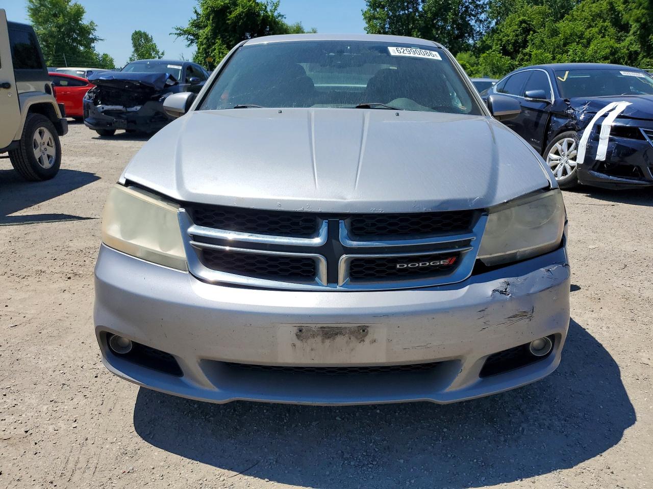 2013 Dodge Avenger Sxt Gray vin: 1C3CDZCB8DN758846