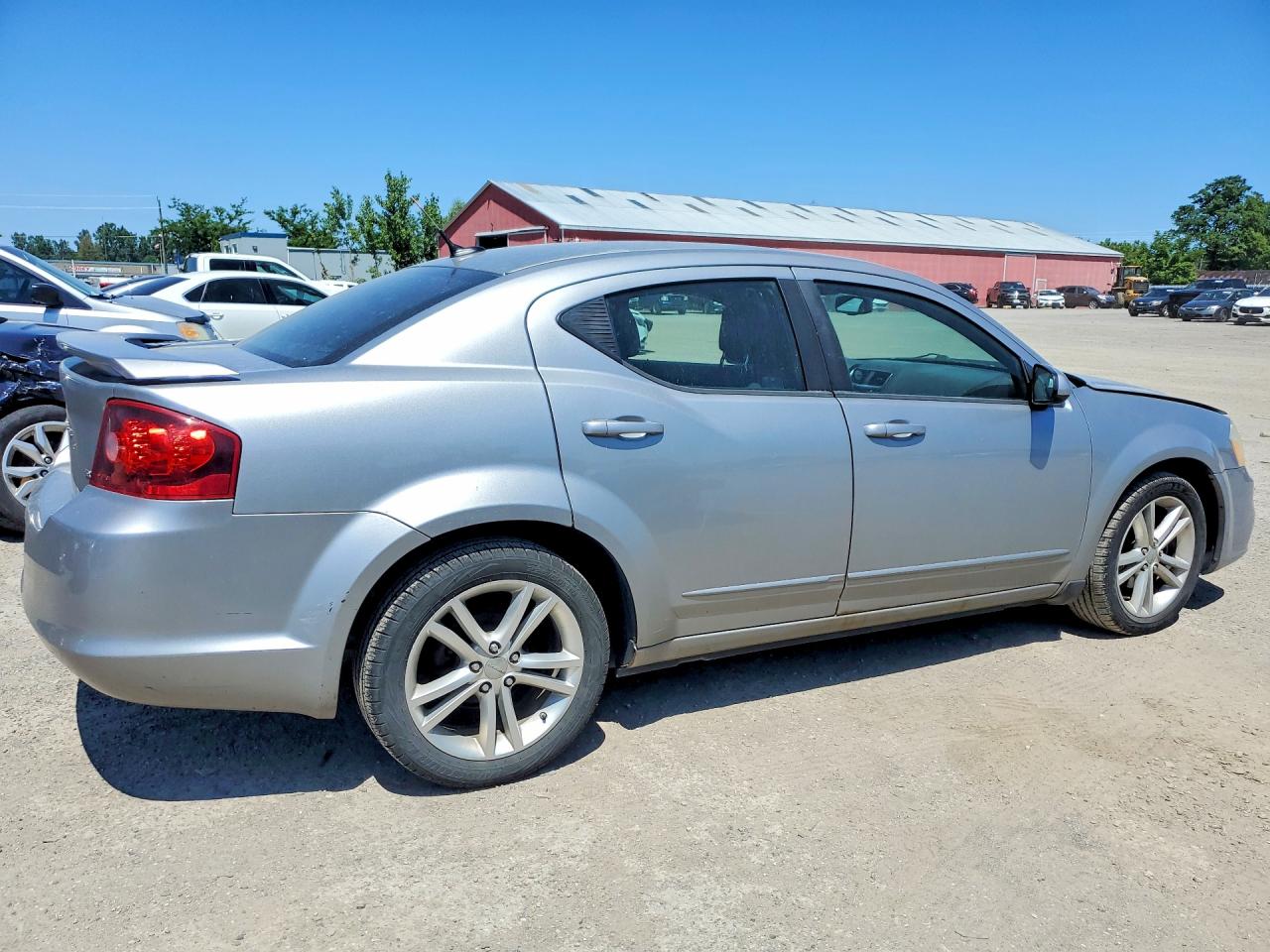 2013 Dodge Avenger Sxt Gray vin: 1C3CDZCB8DN758846