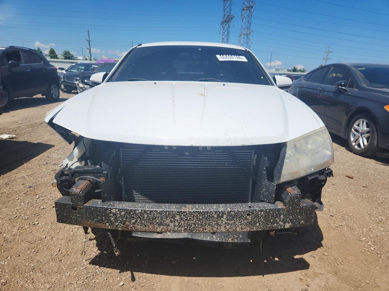 2012 Dodge Avenger Sxt White vin: 1C3CDZCB9CN196406