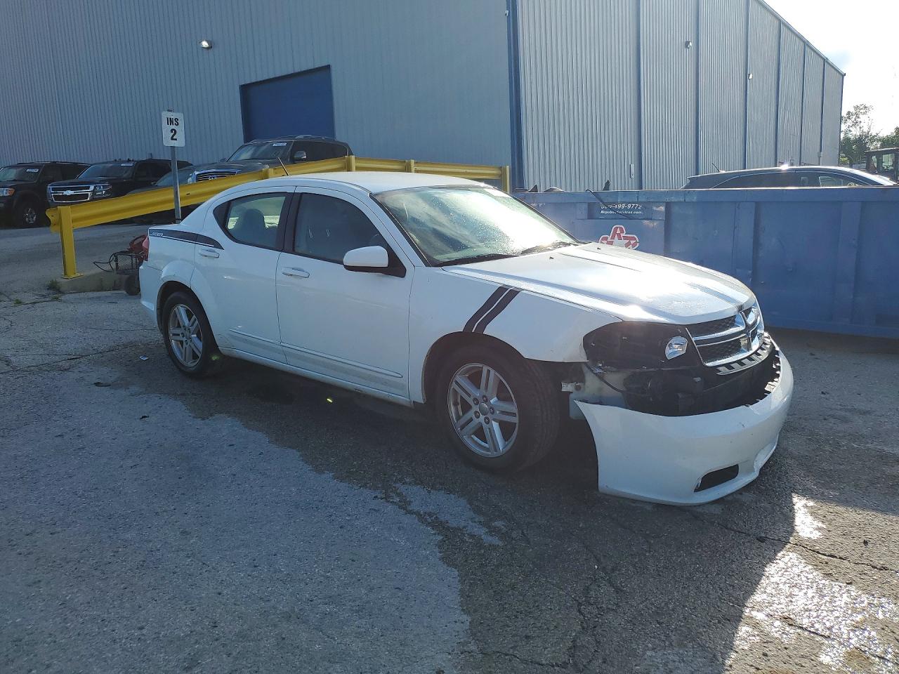 2013 Dodge Avenger Sxt Белый vin: 1C3CDZCB9DN589050
