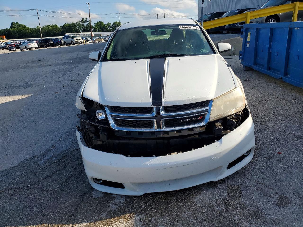 2013 Dodge Avenger Sxt Белый vin: 1C3CDZCB9DN589050