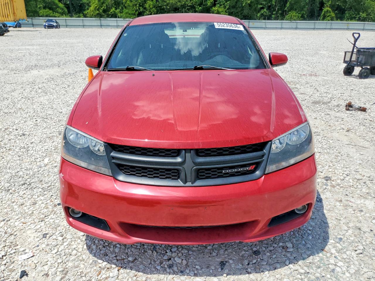 2013 Dodge Avenger Sxt Red vin: 1C3CDZCB9DN665950