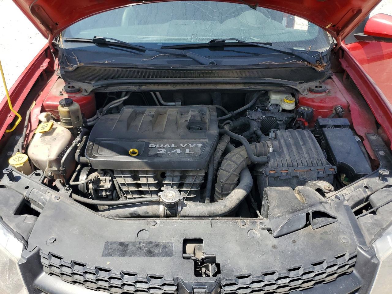 2013 Dodge Avenger Sxt Red vin: 1C3CDZCB9DN665950