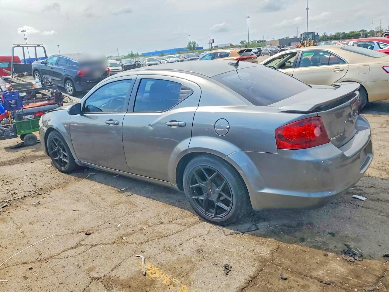 2013 Dodge Avenger Sxt Silver vin: 1C3CDZCB9DN682649