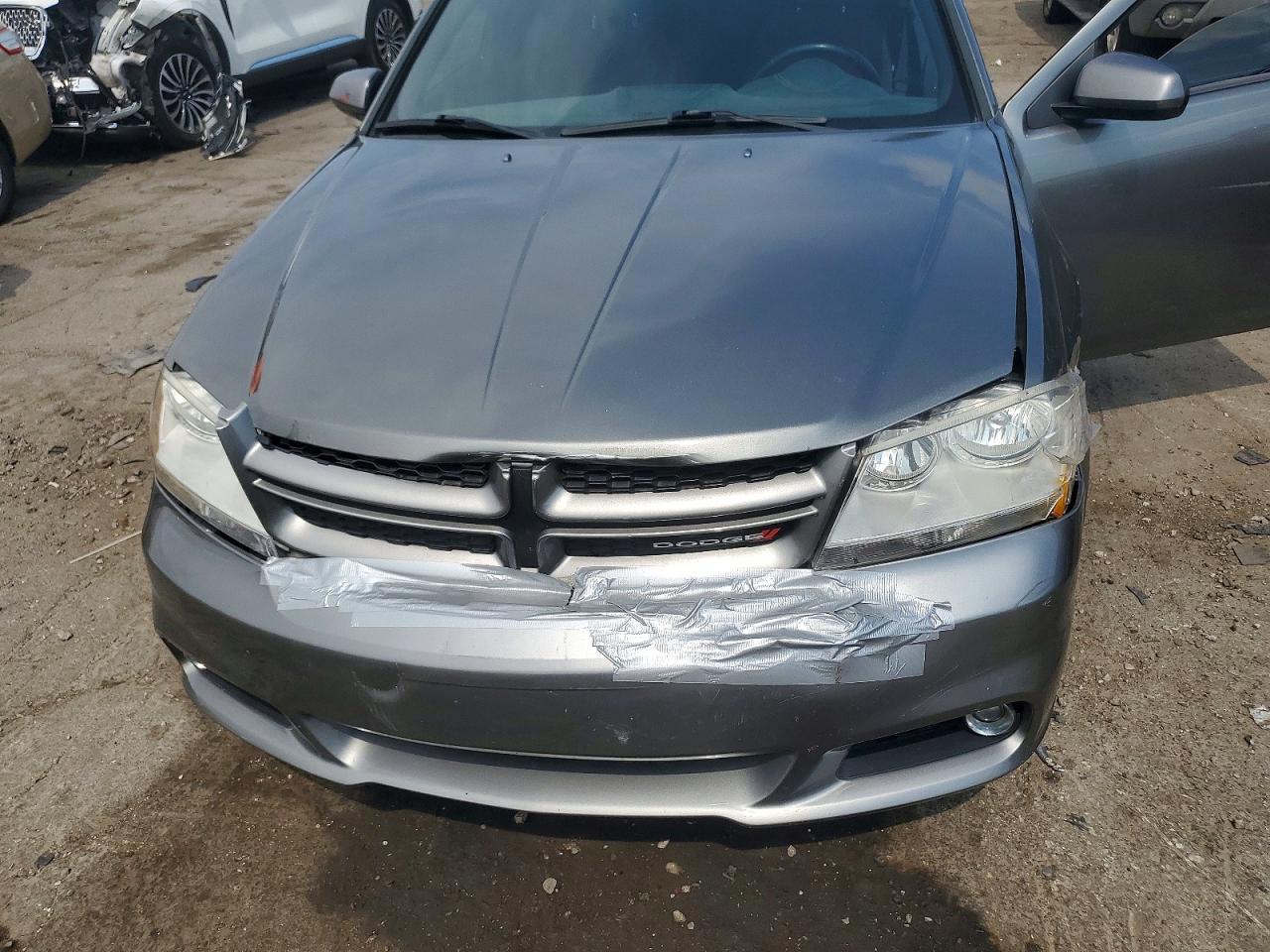 2013 Dodge Avenger Sxt Silver vin: 1C3CDZCB9DN682649