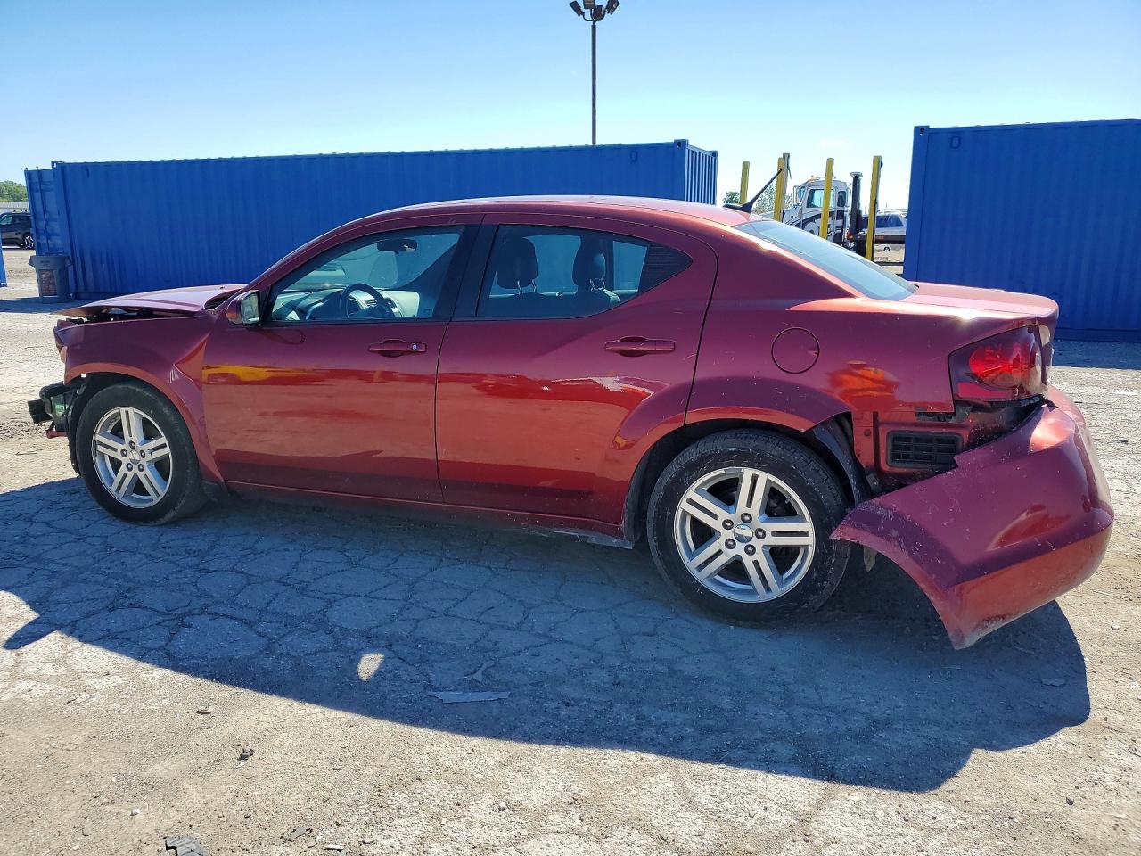 2014 Dodge Avenger Sxt Red vin: 1C3CDZCB9EN163411