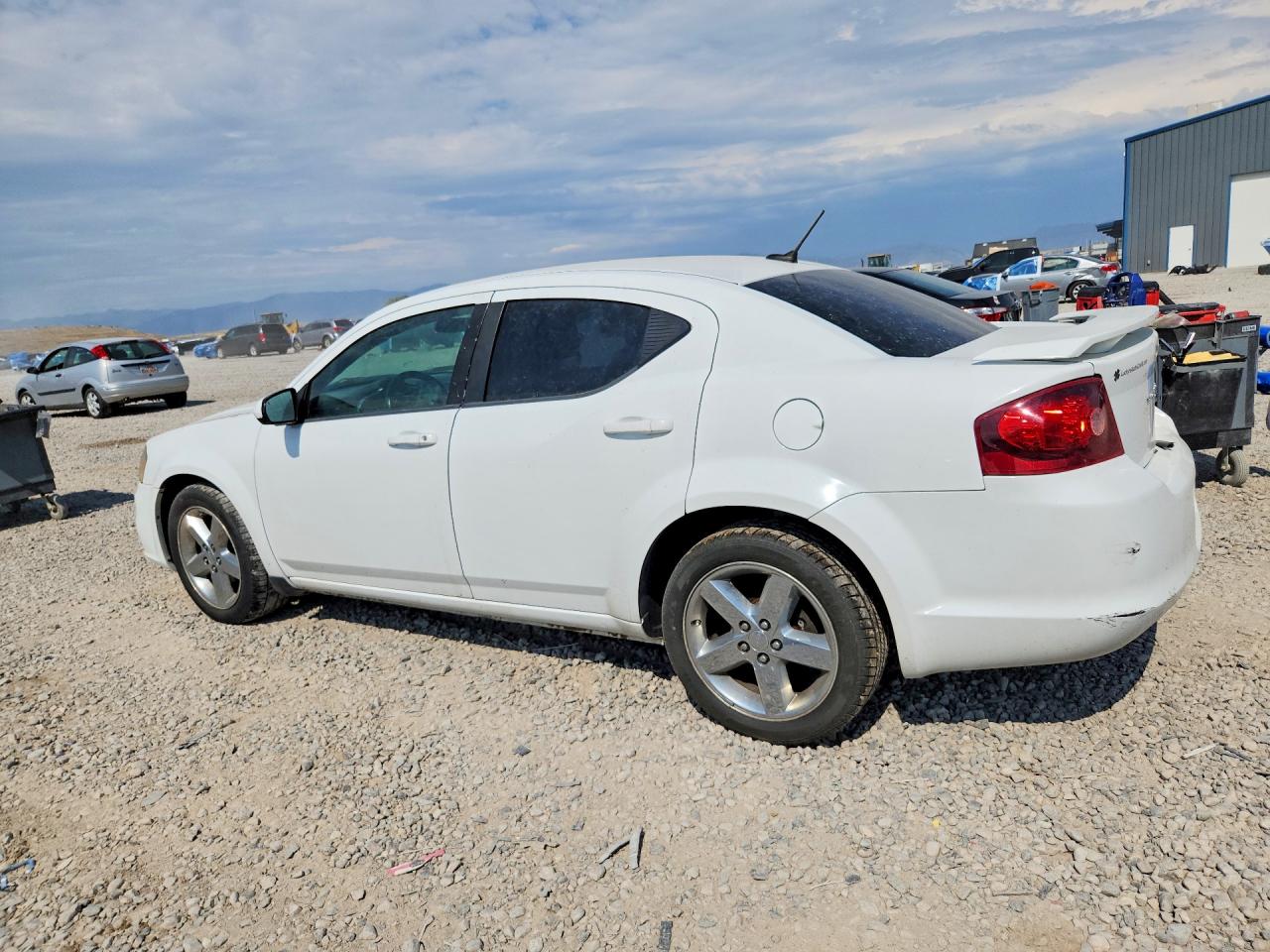 2014 Dodge Avenger Sxt Белый vin: 1C3CDZCB9EN237507