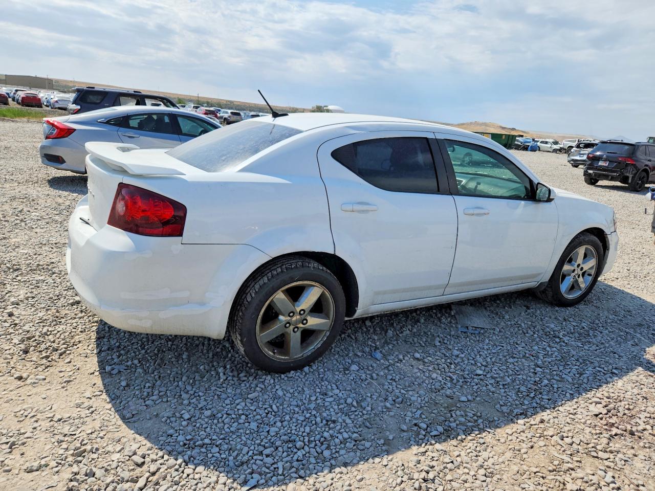 2014 Dodge Avenger Sxt Белый vin: 1C3CDZCB9EN237507