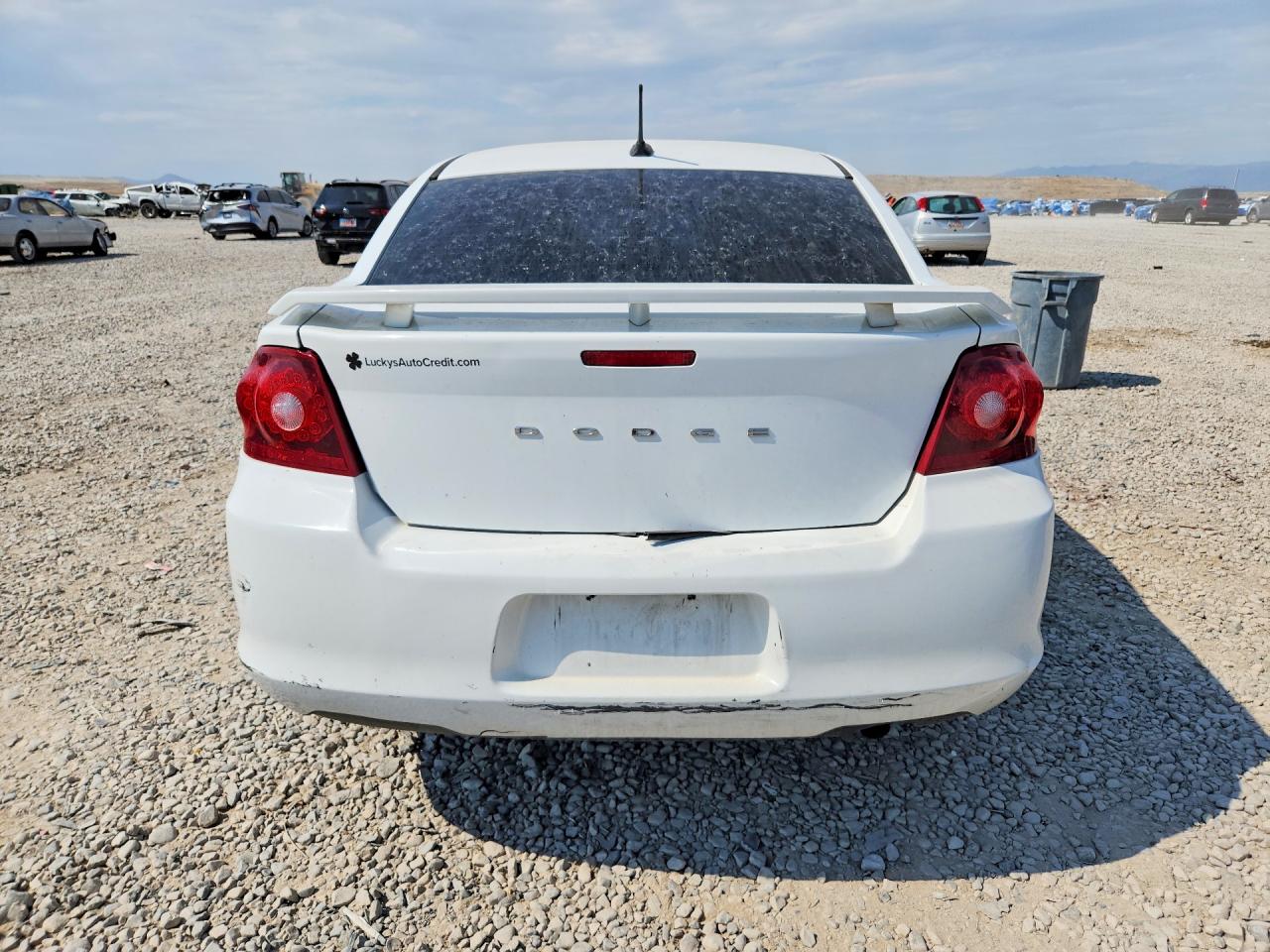 2014 Dodge Avenger Sxt Белый vin: 1C3CDZCB9EN237507