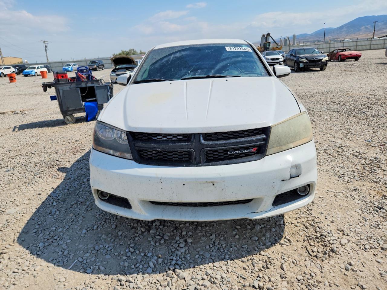 2014 Dodge Avenger Sxt Белый vin: 1C3CDZCB9EN237507