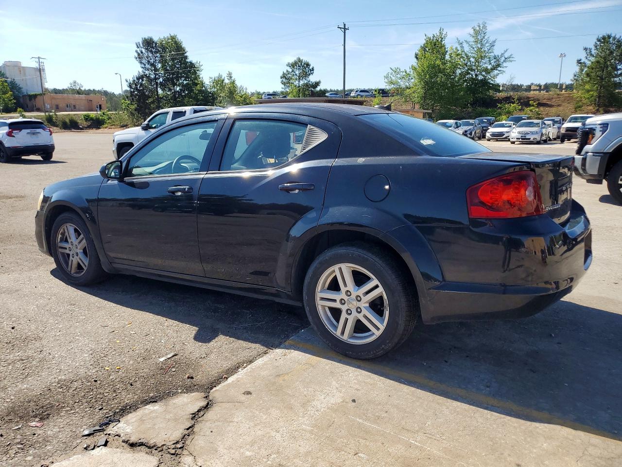 2012 Dodge Avenger Sxt Black vin: 1C3CDZCBXCN126218