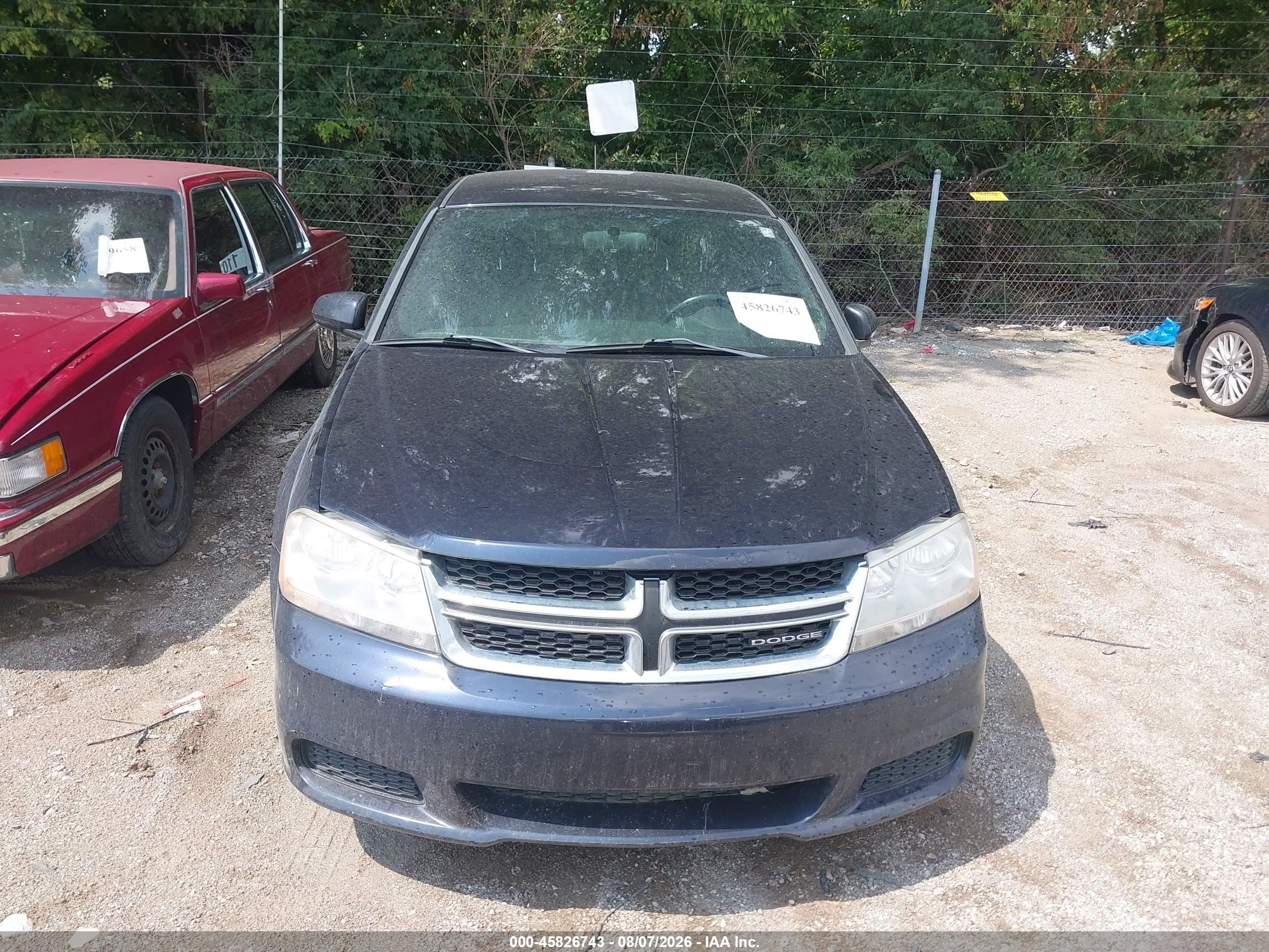 2012 Dodge Avenger Sxt Blue vin: 1C3CDZCBXCN142158