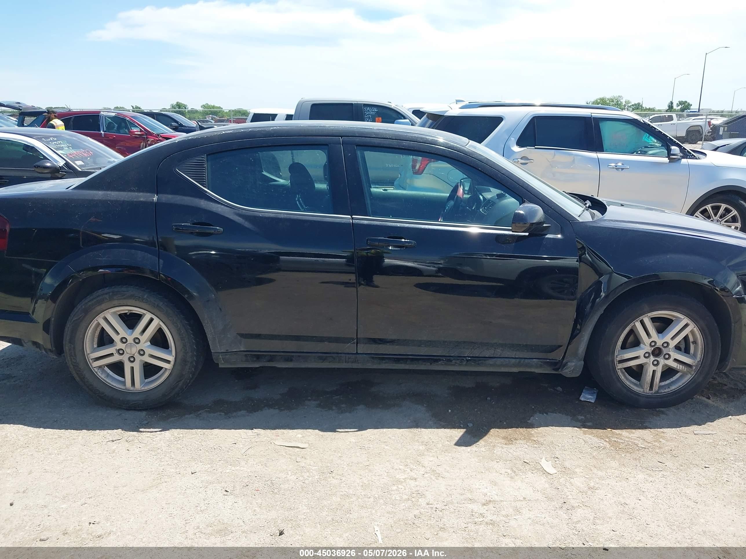 2012 Dodge Avenger Sxt Черный vin: 1C3CDZCBXCN221054