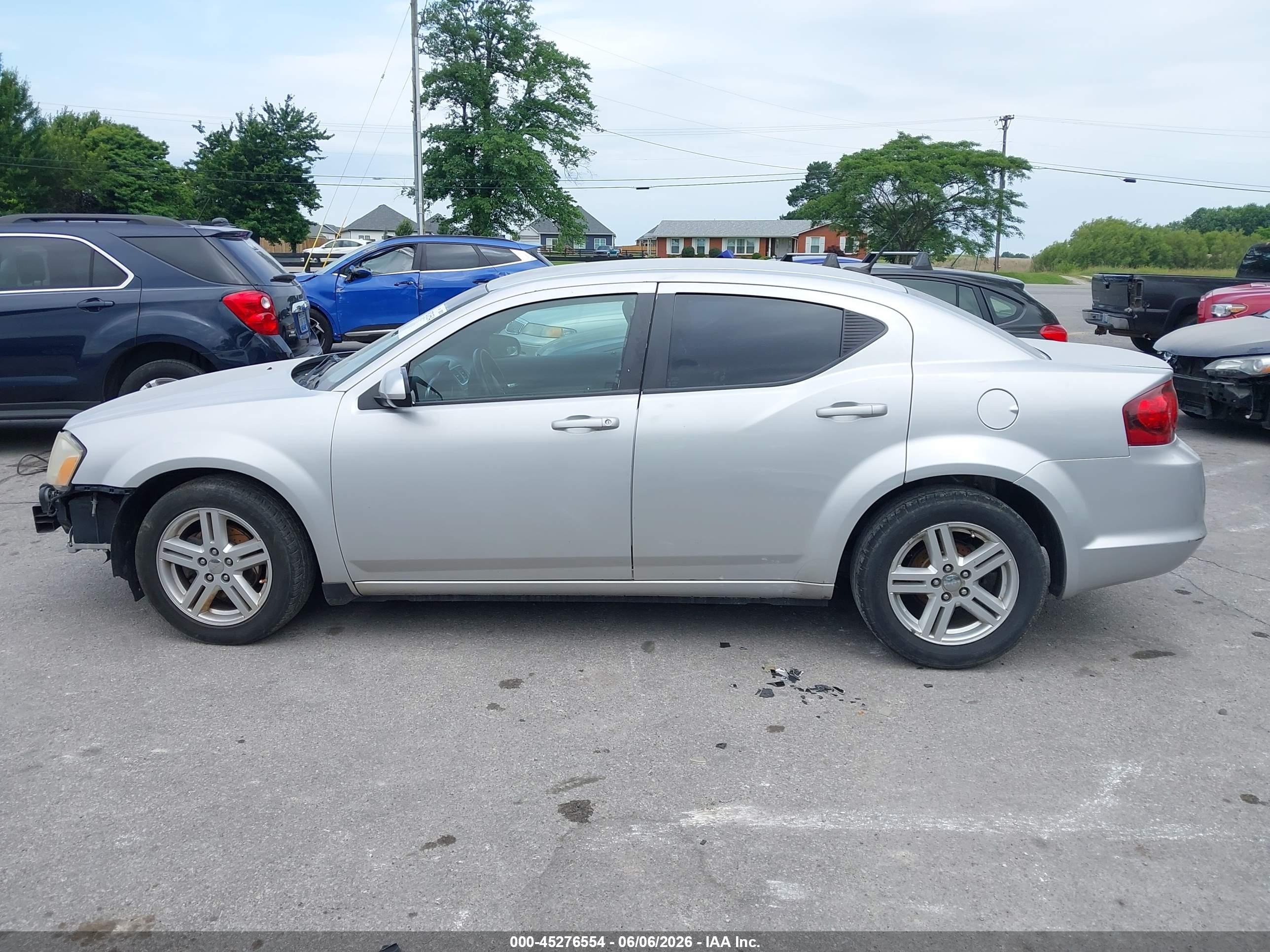 2012 Dodge Avenger Sxt Серебряный vin: 1C3CDZCBXCN272358