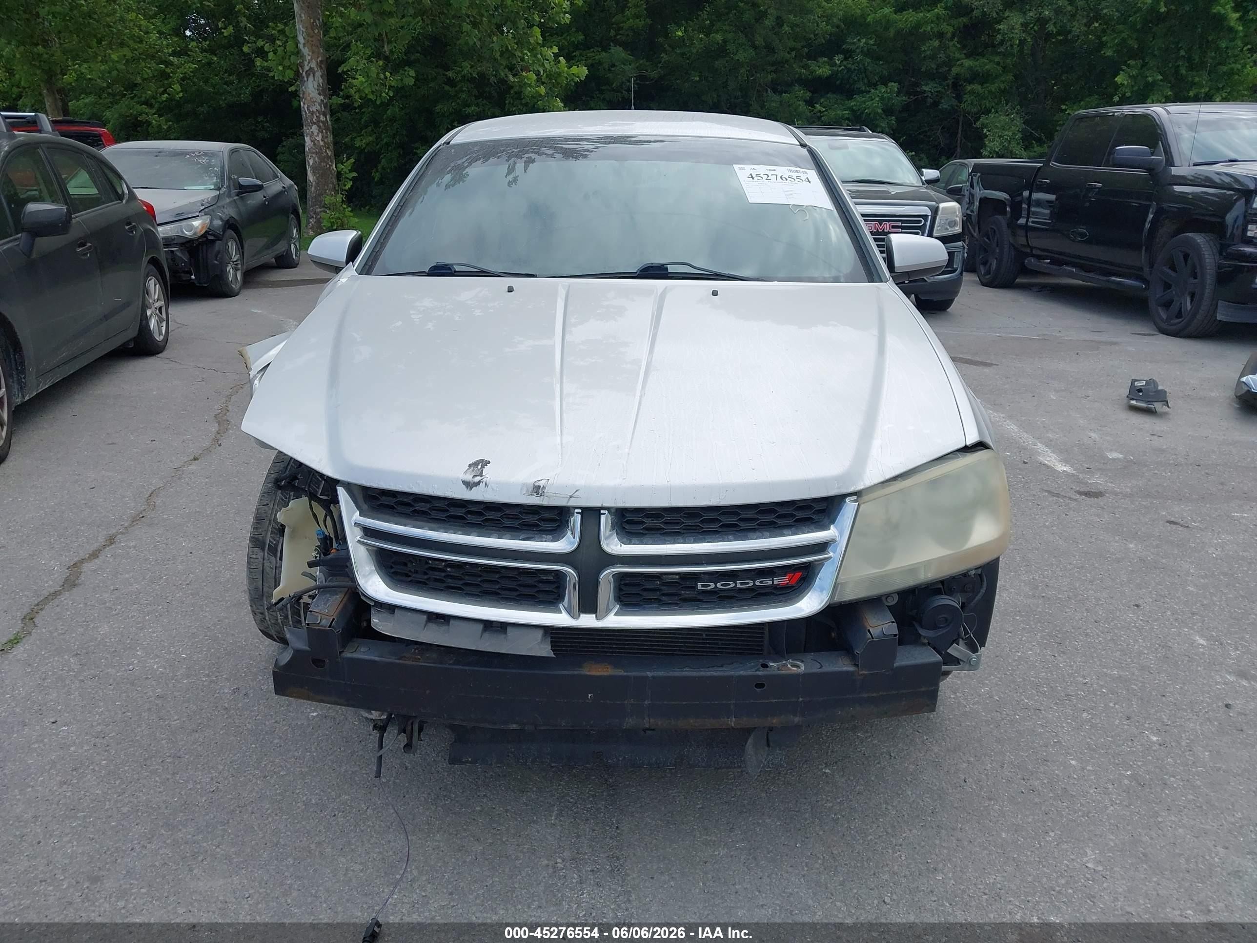 2012 Dodge Avenger Sxt Серебряный vin: 1C3CDZCBXCN272358