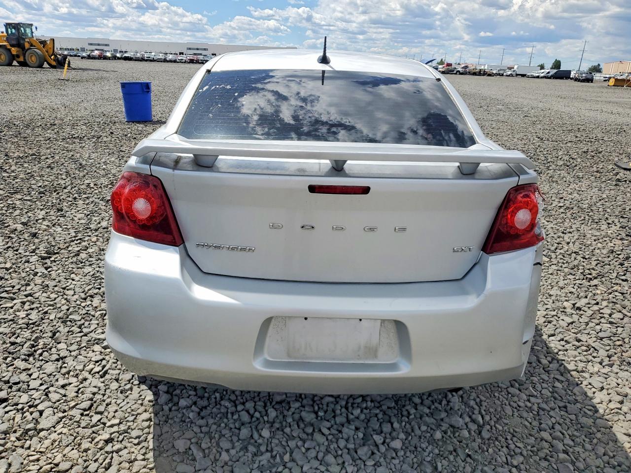 2012 Dodge Avenger Sxt Silver vin: 1C3CDZCBXCN272361
