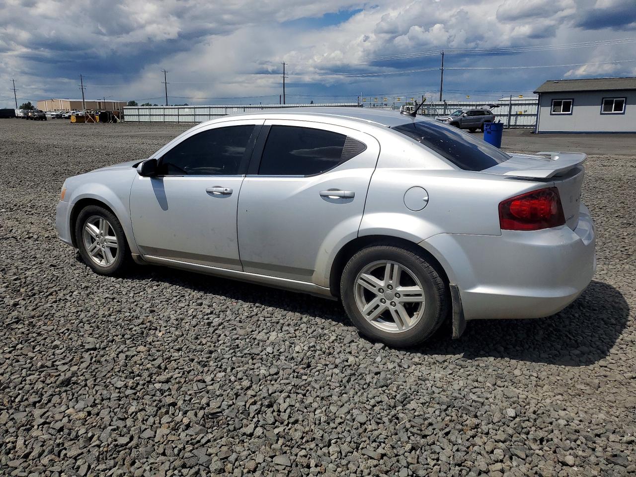 2012 Dodge Avenger Sxt Silver vin: 1C3CDZCBXCN272361